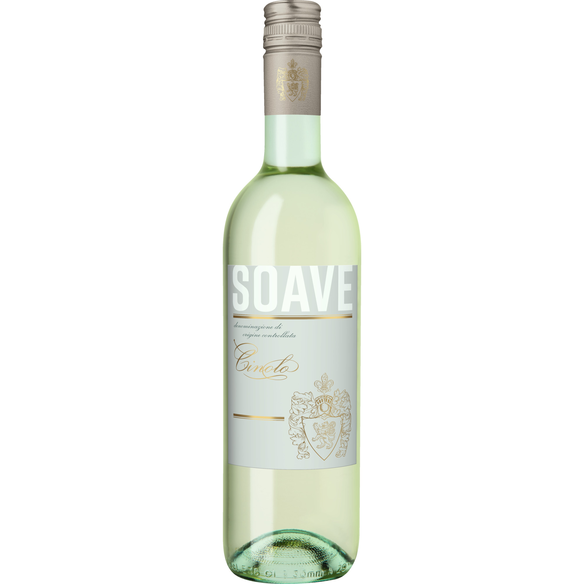 Cinolo Soave, Soave DOC, Venetien, 2023, Weißwein Vertrieb durch Hanseatisches Wein-und Sektkontor Hawesko GmbH D-22763 Hamburg, Imbottigliato da IT-VR 2527 Hawesko DE