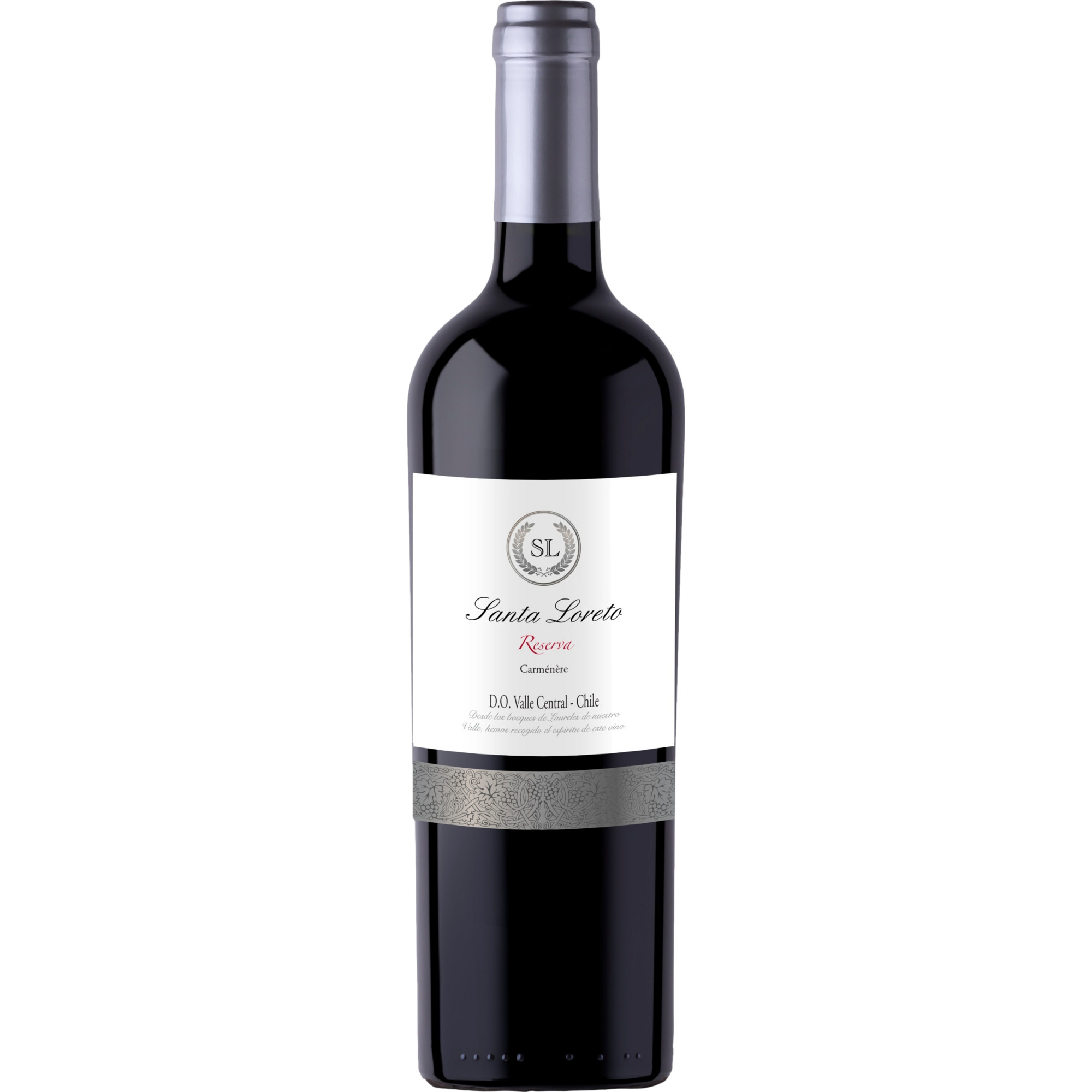 Santa Loreto Reserva Carménère, Valle Central, Valle Central, 2019, Rotwein