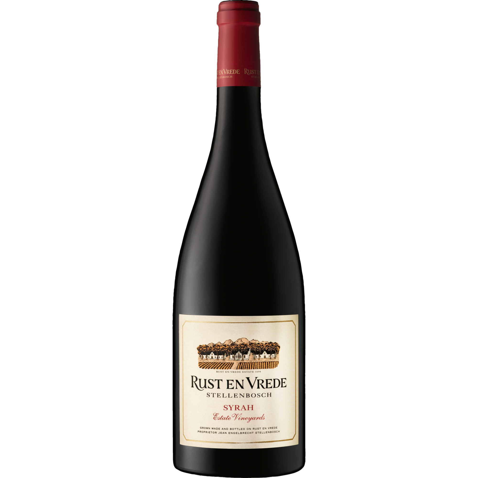 Rust en Vrede Estate Vineyards Syrah, WO Stellenbosch, Western Cape, 2020, Rotwein