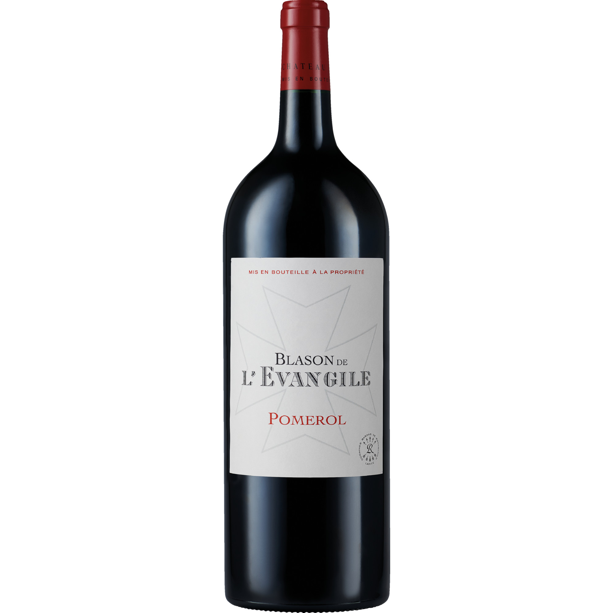 Blason de L'Evangile 3HK, Pomerol AOP, 3HK Bordeaux, 2018, Rotwein