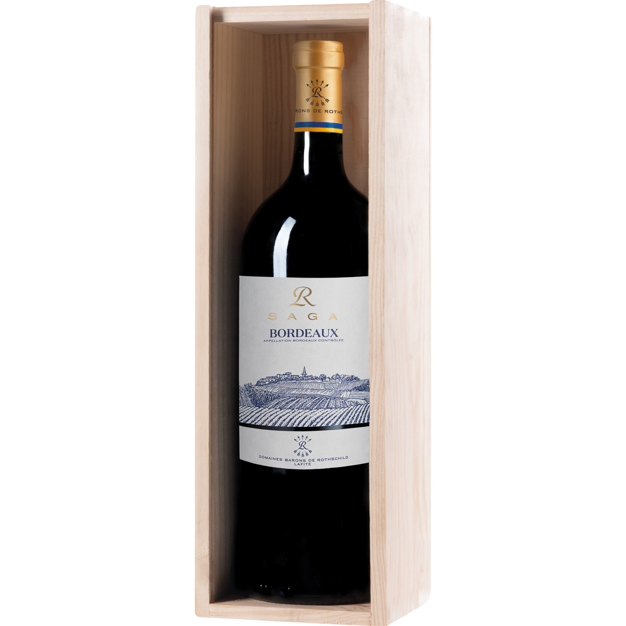 Saga Bordeaux rouge, Bordeaux AOP, Magnum, Bordeaux, 2020, Rotwein