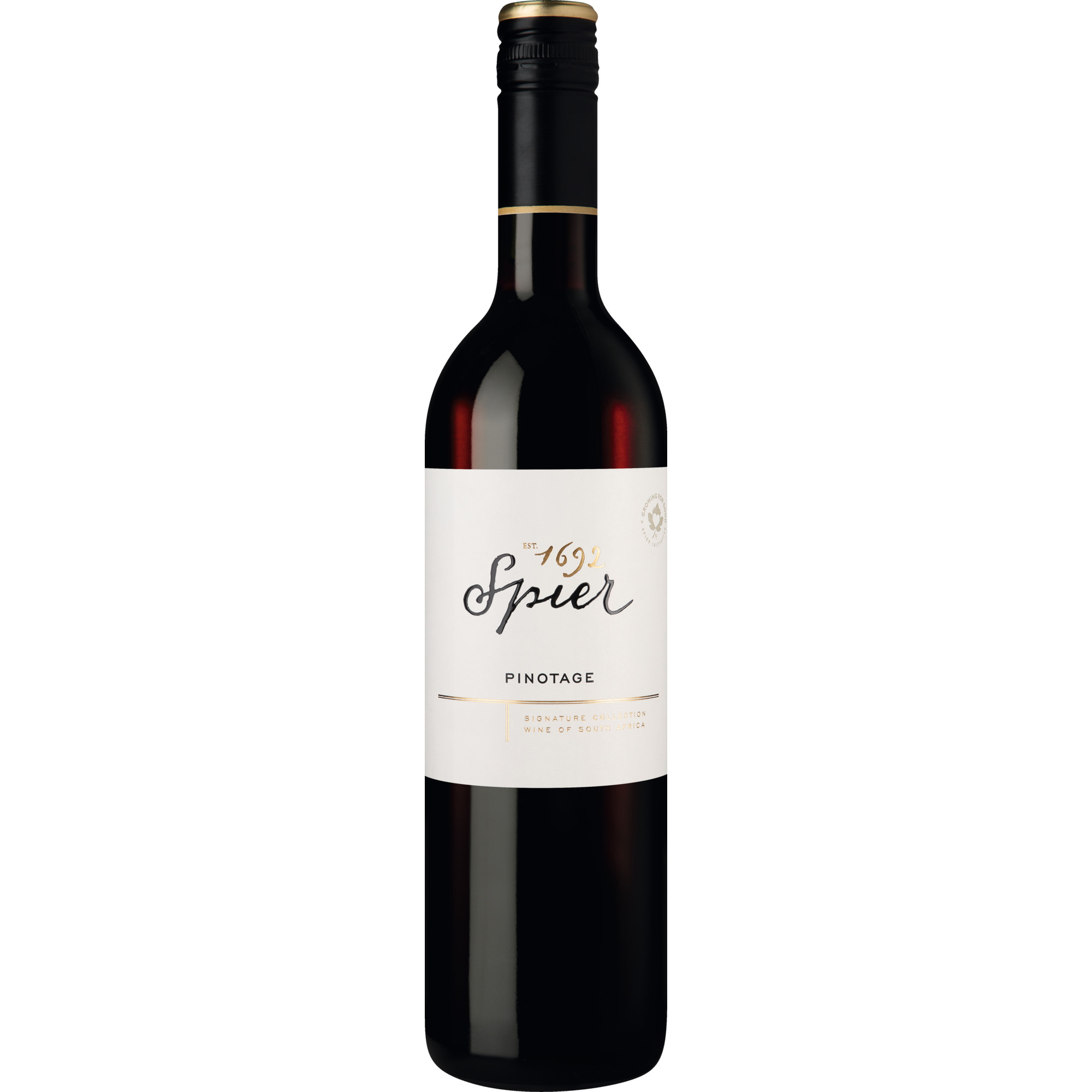 Image of Spier Signature Collection Pinotage, WO Western Cape, Western Cape, 2022, Rotwein