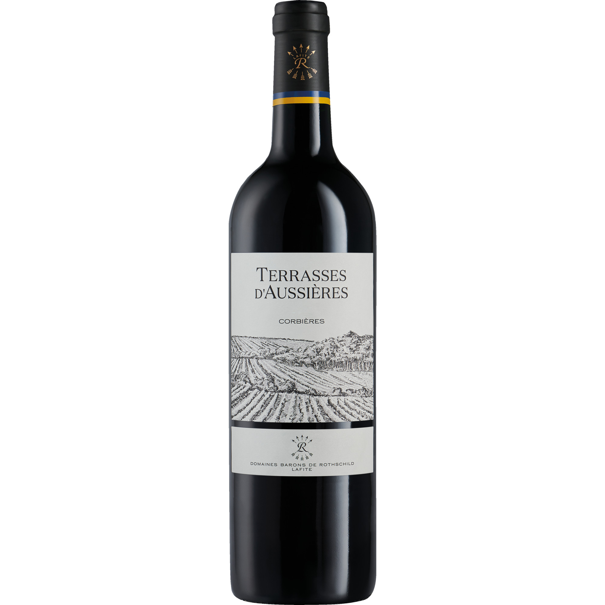Image of Terrasses d'Aussières Corbières AOC, Corbières AOP, Languedoc-Roussillon, 2019, Rotwein