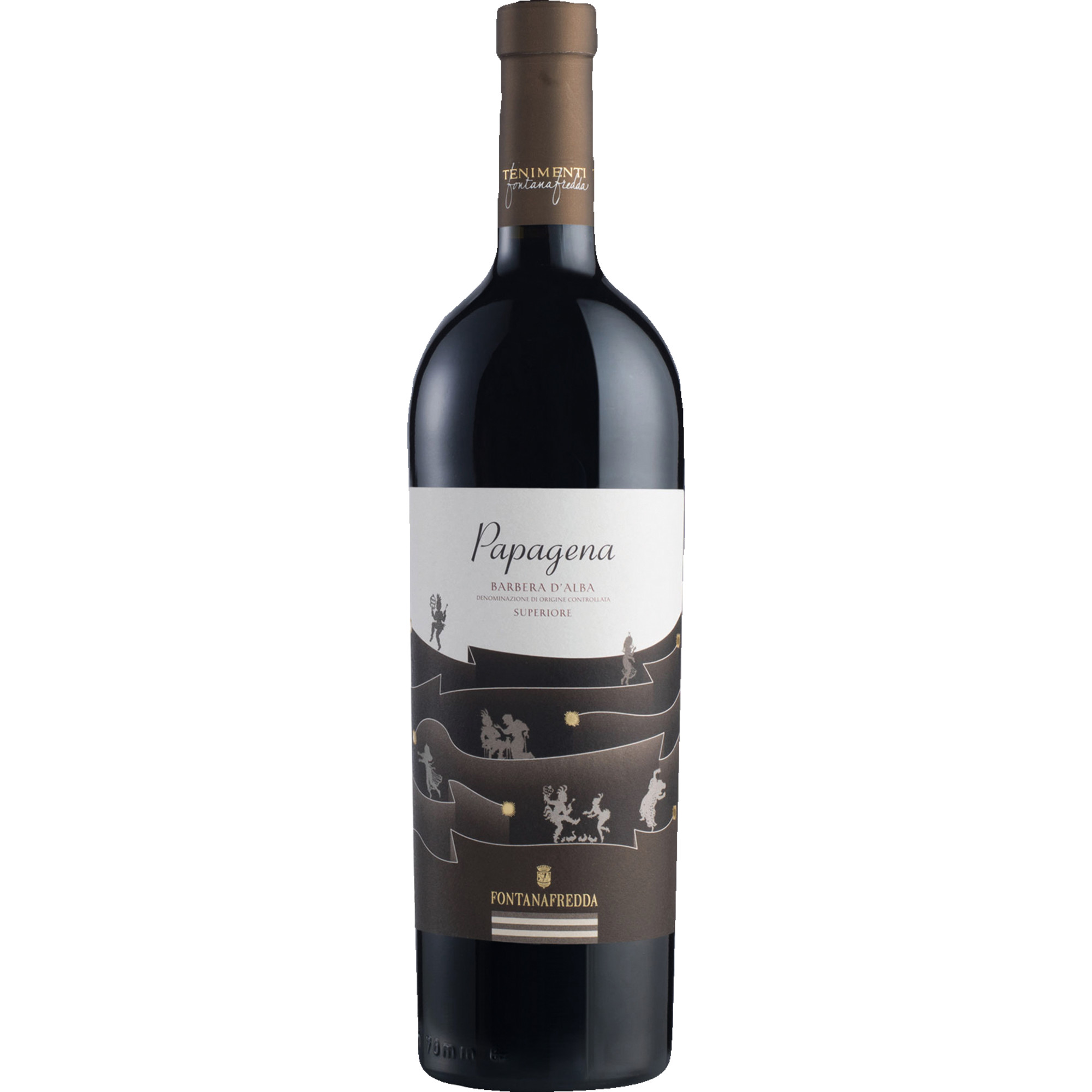 Fontanafredda Papagena Barbera d'Alba Superiore, Barbera d'Alba Superiore DOC, Piemont, 2021, Rotwein