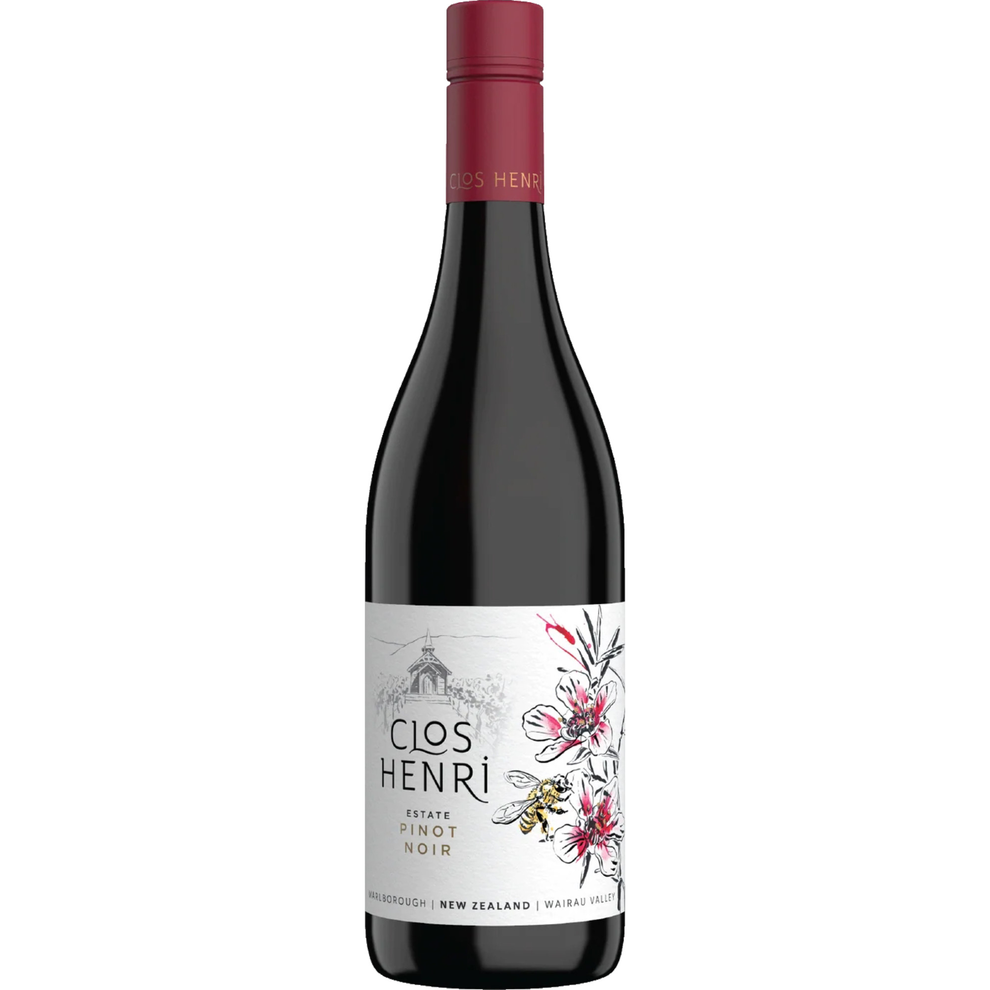 Clos Henri Estate Pinot Noir, Marlborough, Wairau Valley, Marlborough, 2021, Rotwein