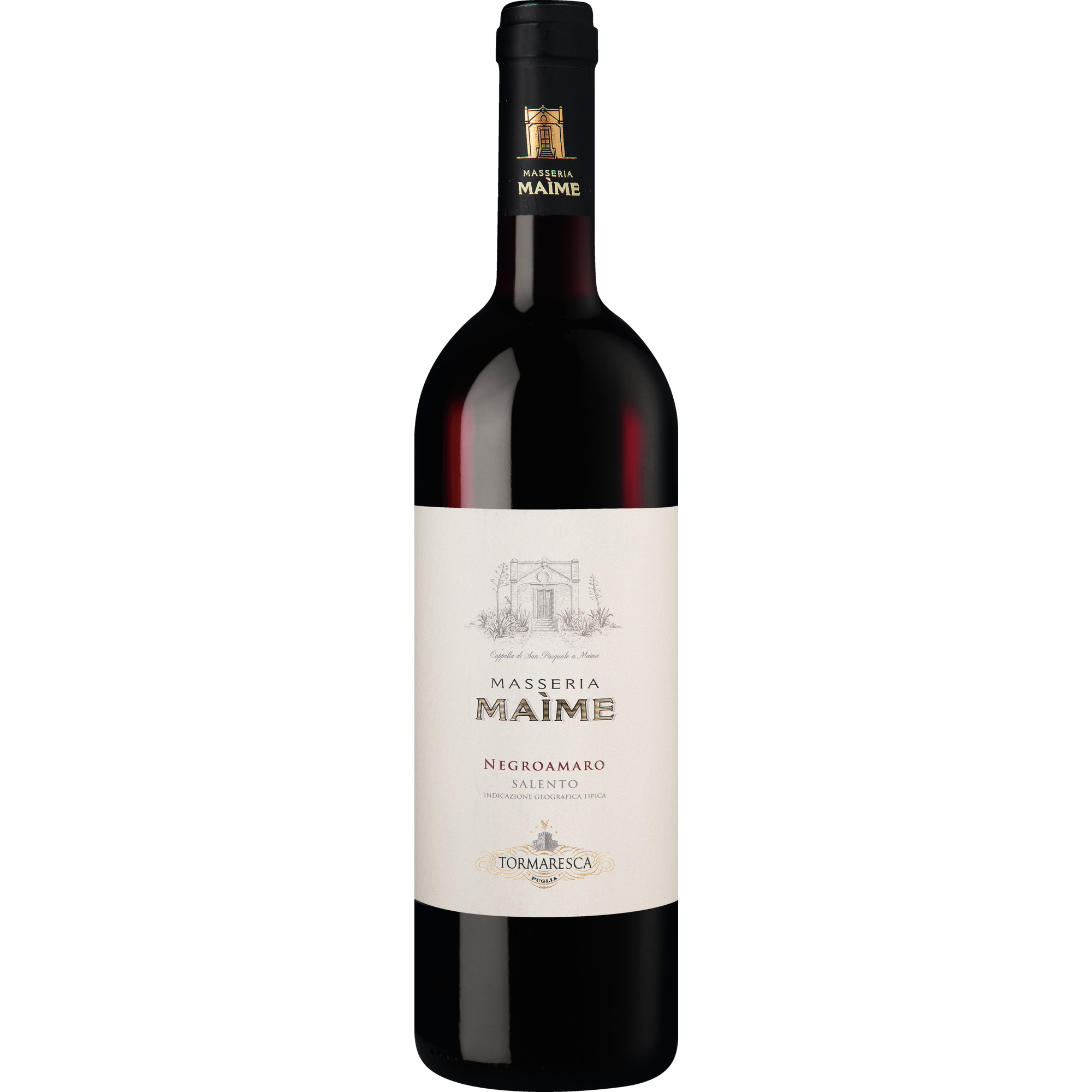 Masseria Maime Negroamaro, Salento IGT, Apulien, 2022, Rotwein