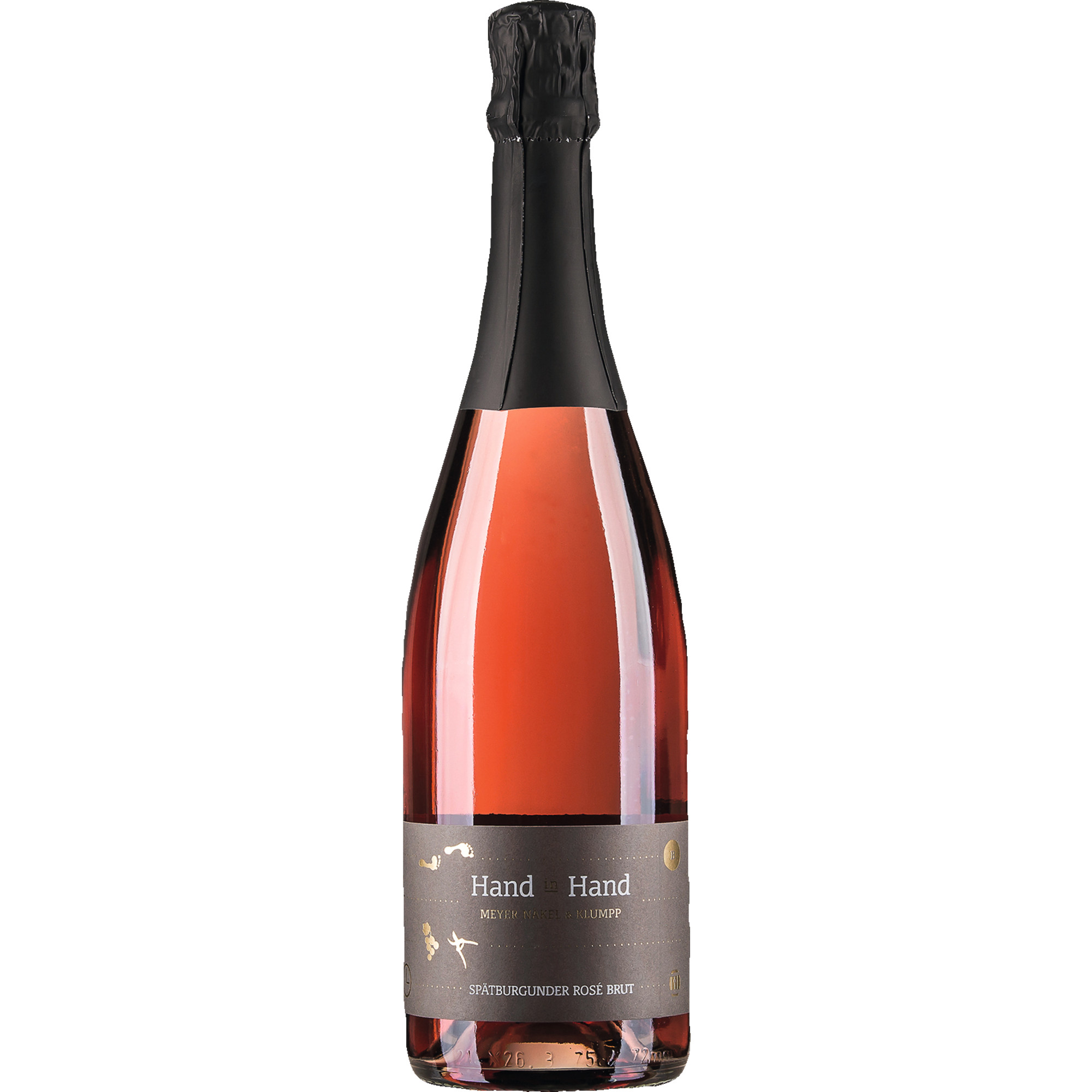 Image of Hand in Hand Spätburgunder Rosé Sekt, Brut, Baden, Deutscher Sekt, 2022, Schaumwein