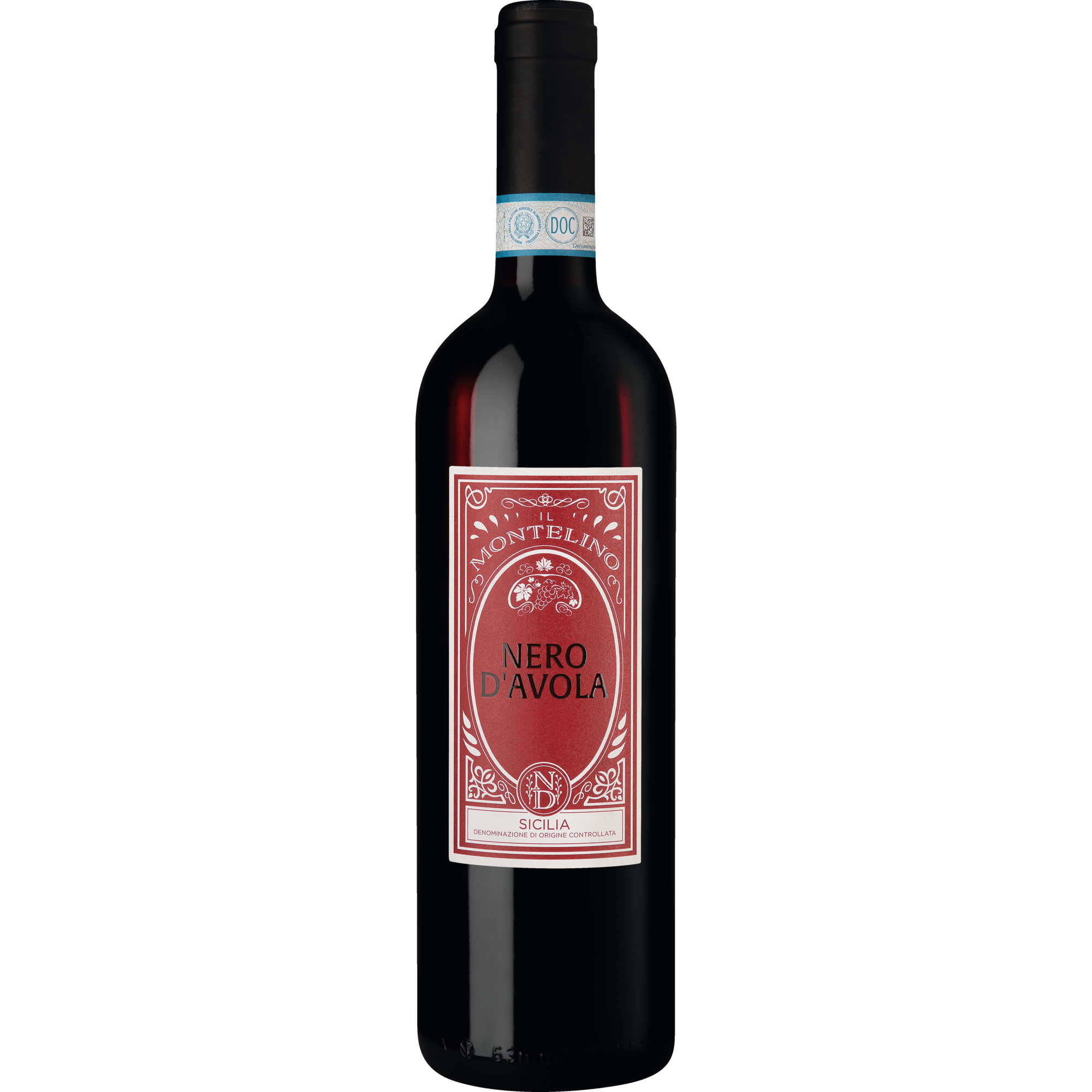 Il Montelino Nero d'Avola, Sicilia DOC, Sizilien, 2023, Rotwein