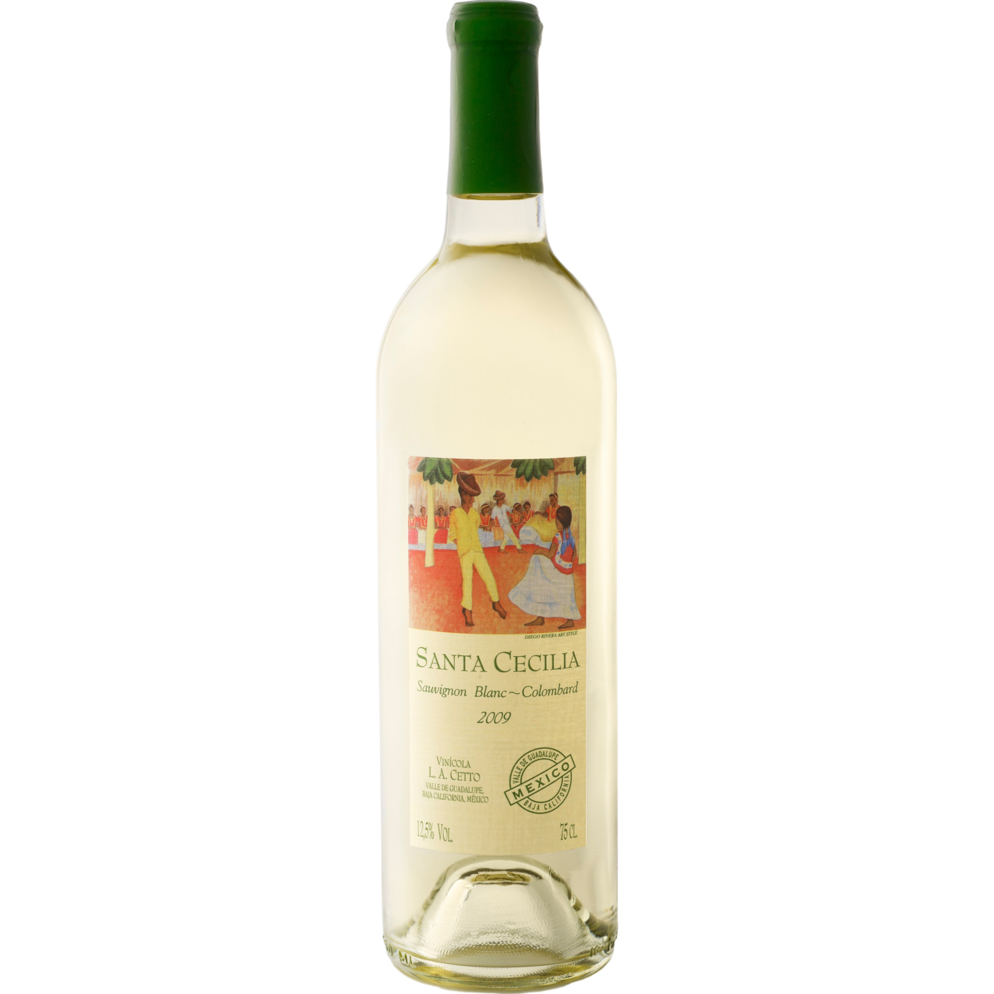 Santa Cecilia Blanco Sauvignon Blanc-Colombard, Baja California, Baja California, 2021, Weißwein - Weißwein