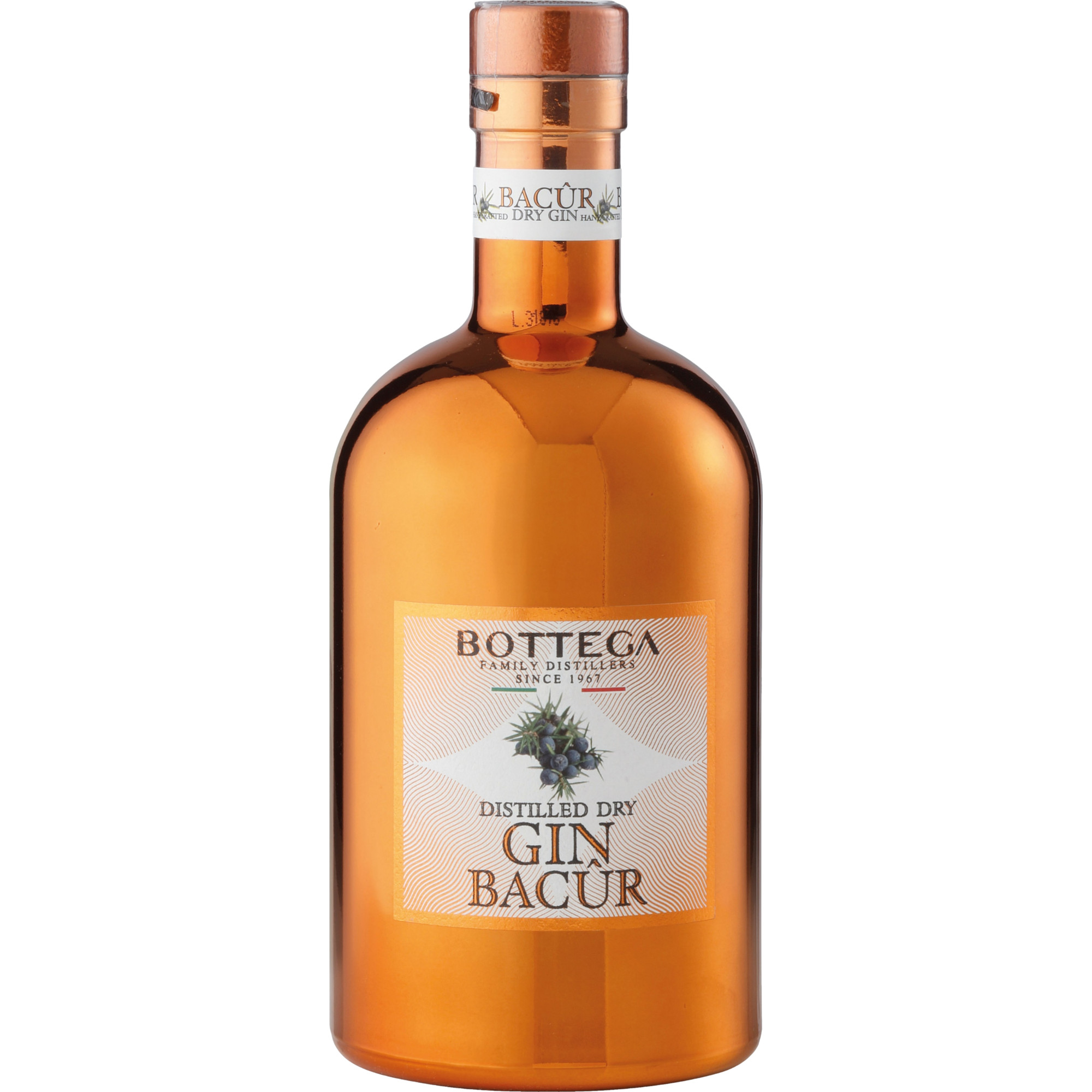 Image of Bottega Bacûr Dry Gin - Gin, Italien, trocken, 0,5l
