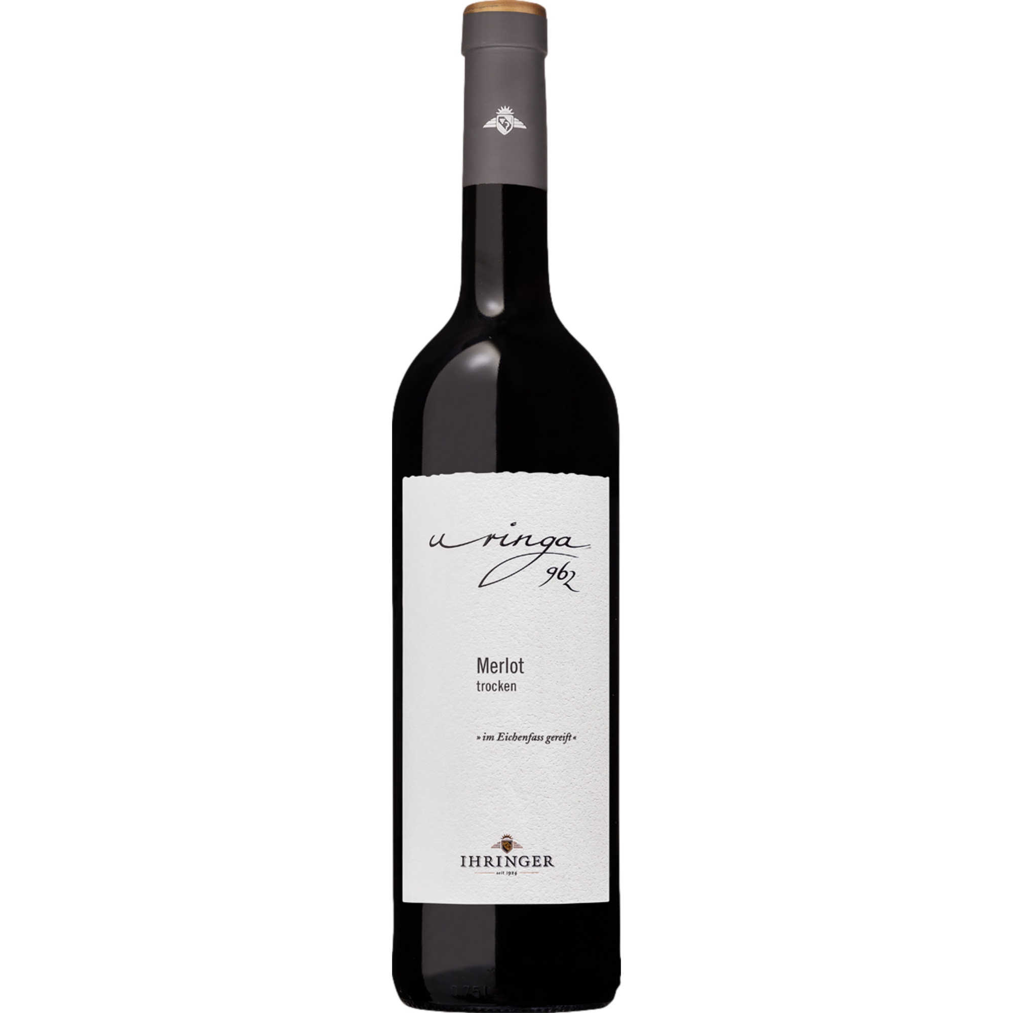 Uringa 962 Ihringer Fohrenberg Merlot, Trocken, Baden, Baden, 2019, Rotwein