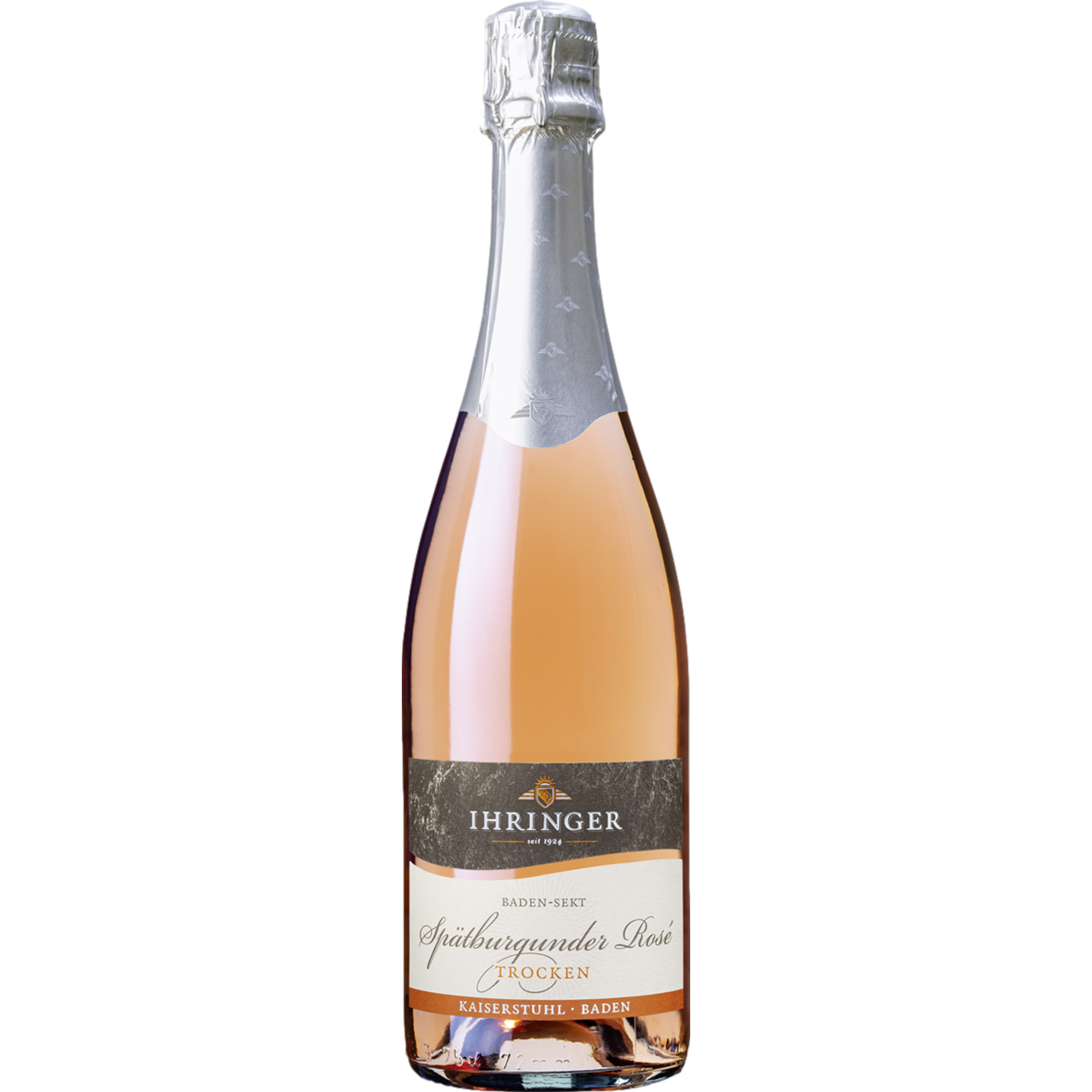 Image of Ihringer Spätburgunder Rosé Sekt, Trocken, Deutscher Sekt, Baden, Schaumwein