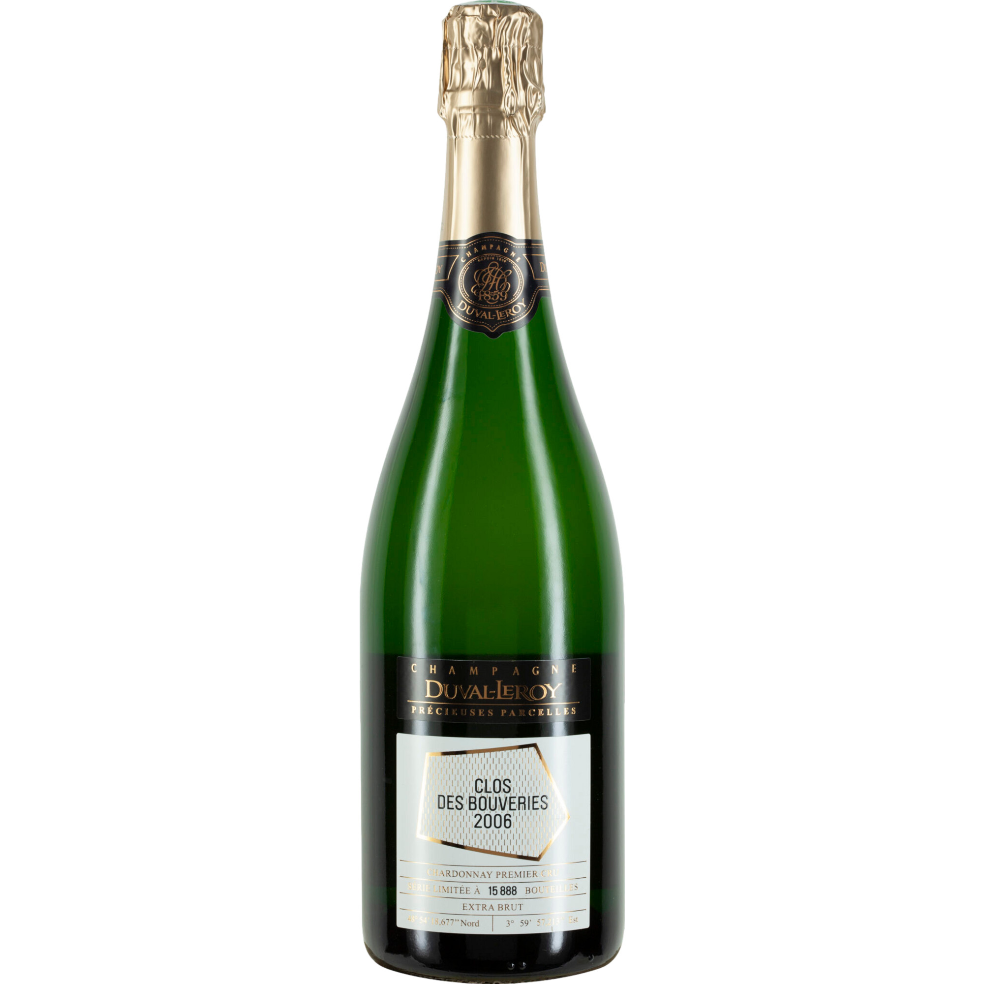 Champagne Précieuses Parcelles Premier Cru, Extra Brut, Champagne AC, Champagne, 2006, Schaumwein