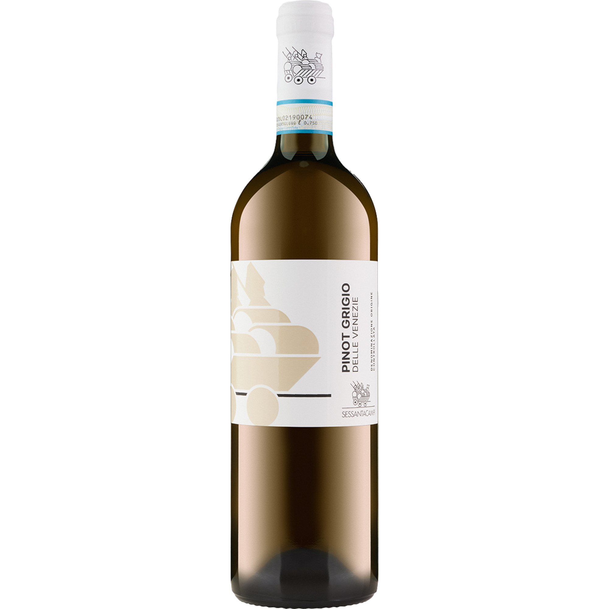 Sessantacampi Pinot Grigio, delle Venezie DOC, Venetien, 2023, Weißwein