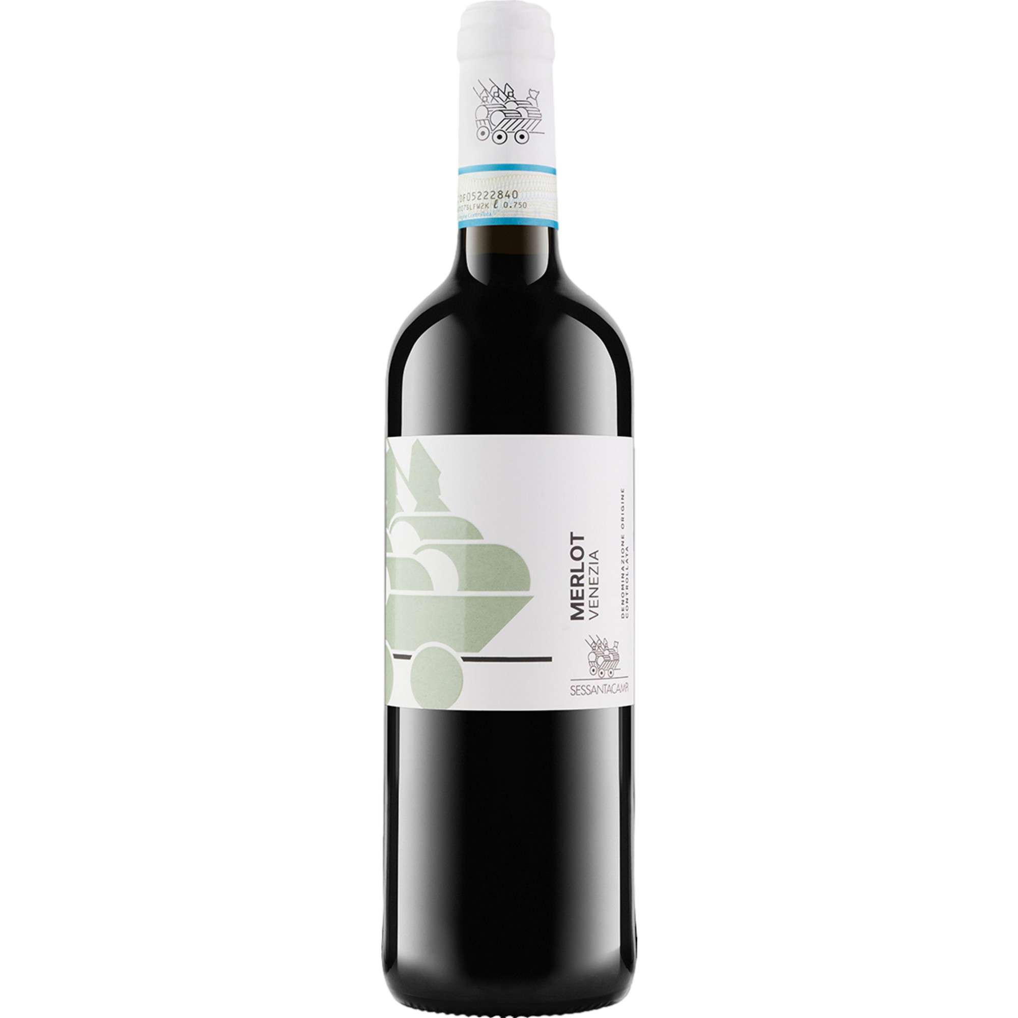 Sessantacampi Merlot, Venezia DOC, Venetien, 2022, Rotwein