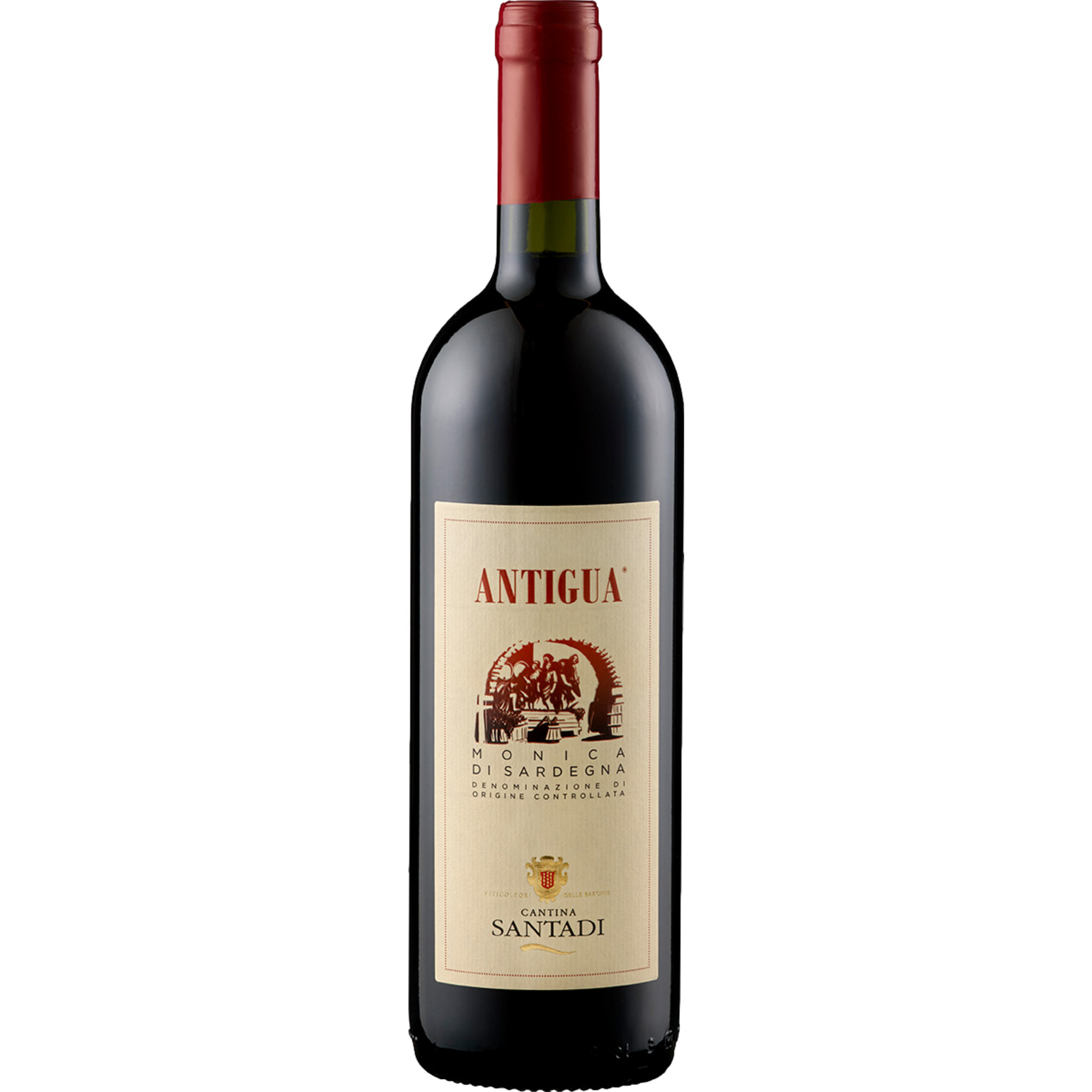 Cantina Santadi Antigua, Monica di Sardegna DOC, Sardinien, 2022, Rotwein