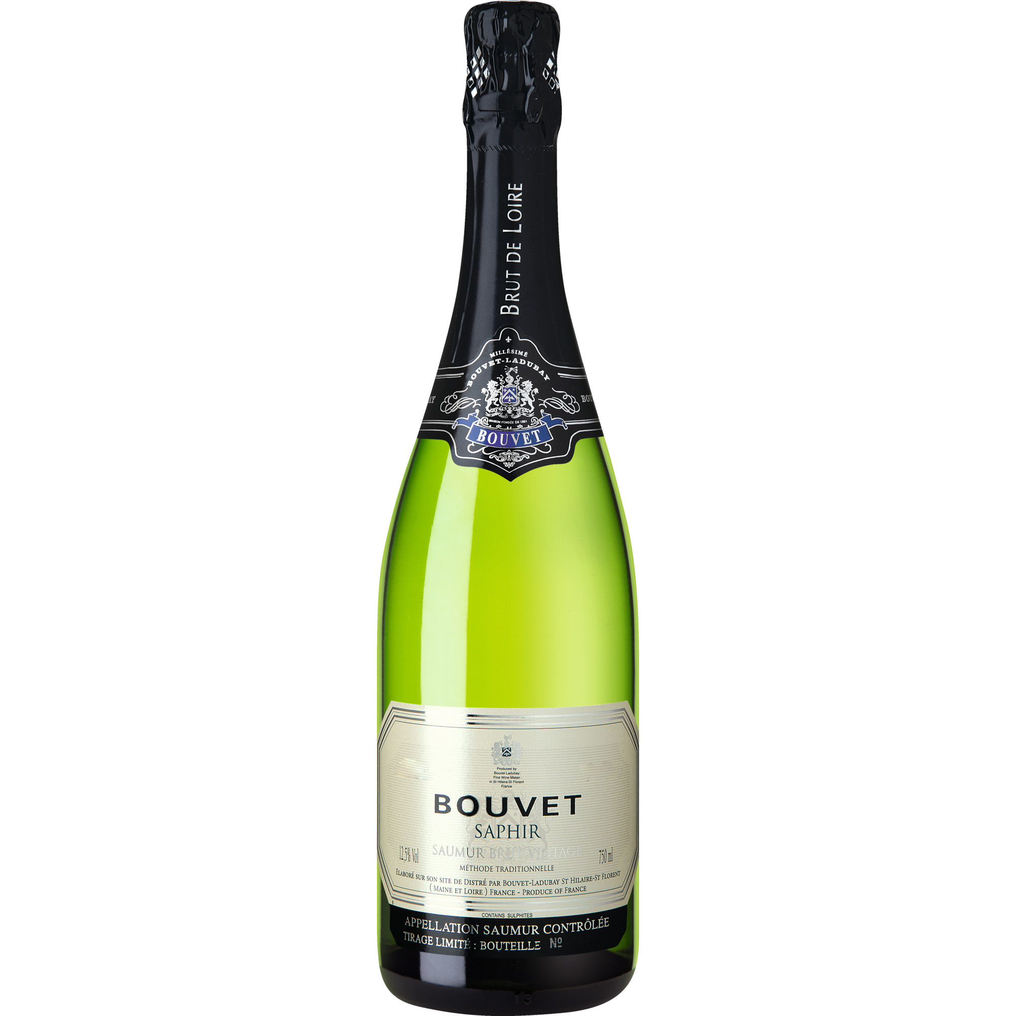 Image of Bouvet Ladubay Saphir Saumur Brut Blanc Aoc 2019 - Schaumwein, Frankreich, brut, 0,75l