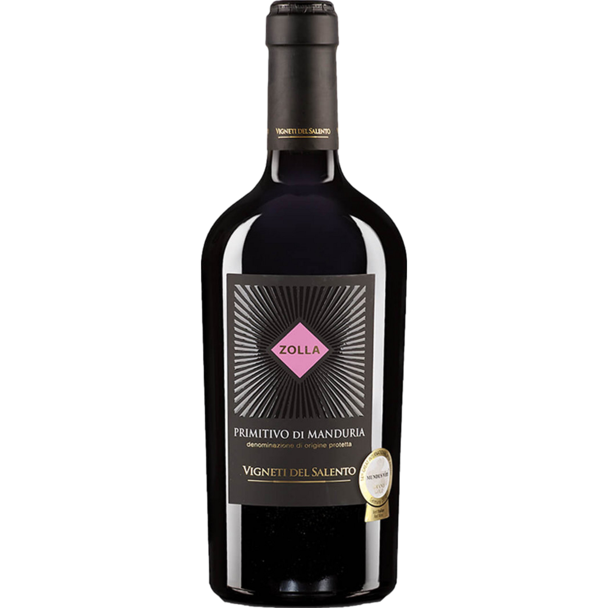 Zolla Primitivo di Manduria, Primitivo di Manduria DOC, Apulien, 2020, Rotwein