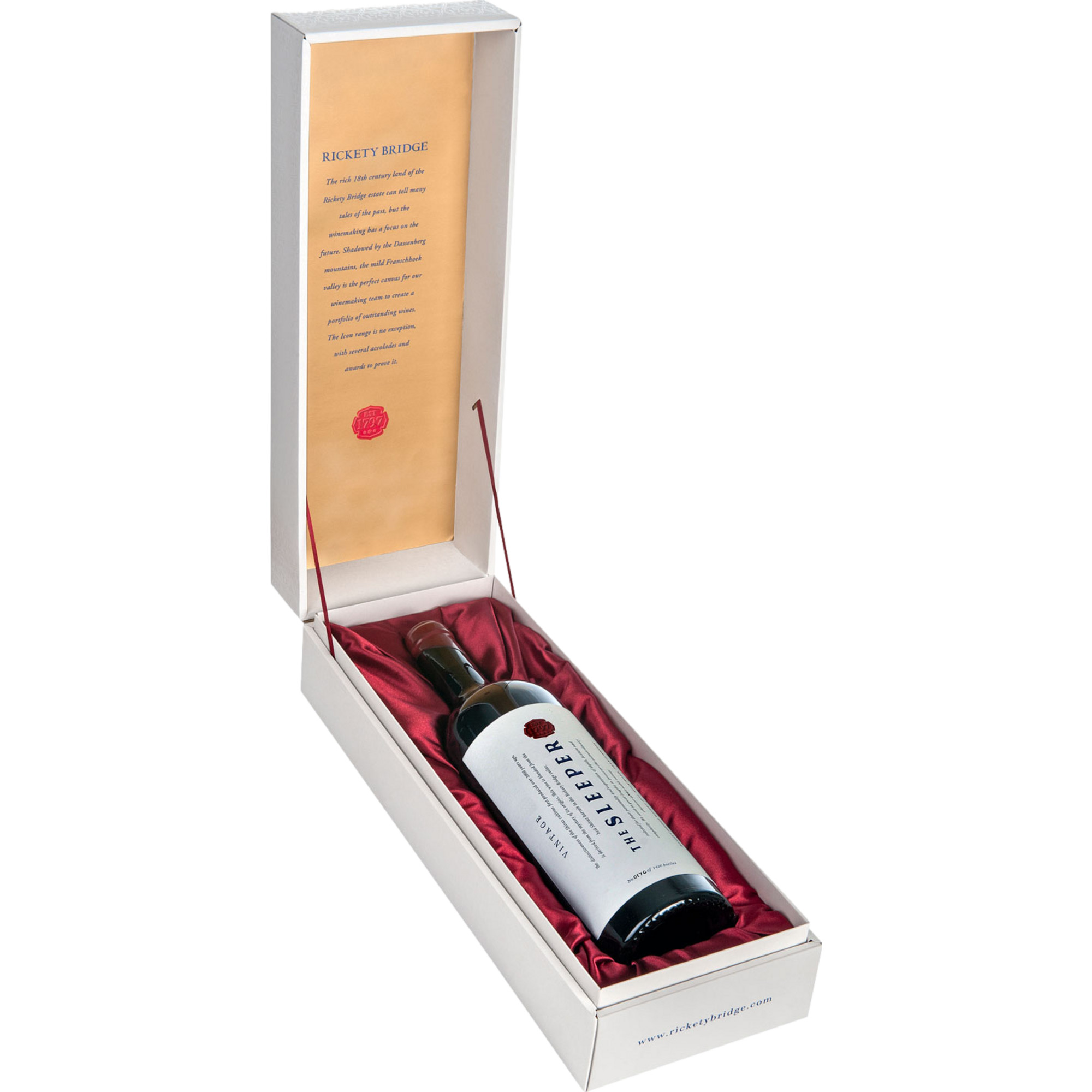 Rickety Bridge The Sleeper Shiraz, WO Franschhoek, Western Cape, 2020, Rotwein - Rotwein