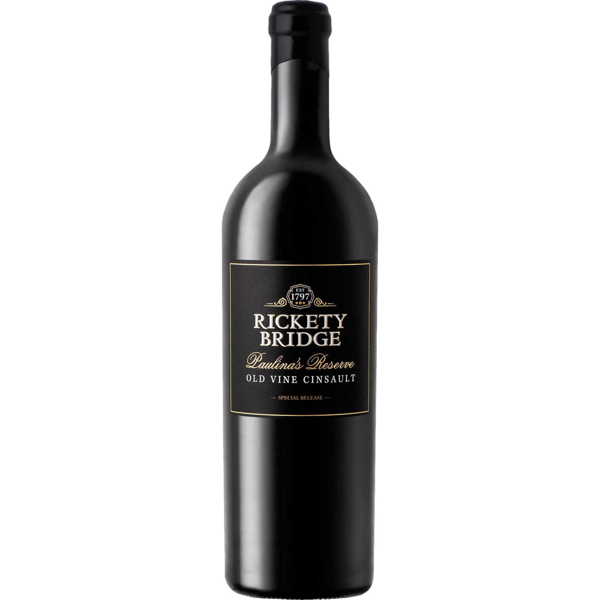 Rickety Bridge Paulina’s Reserve Old Vine Cinsault, WO Paarl, Western Cape, 2021, Rotwein - Rotwein