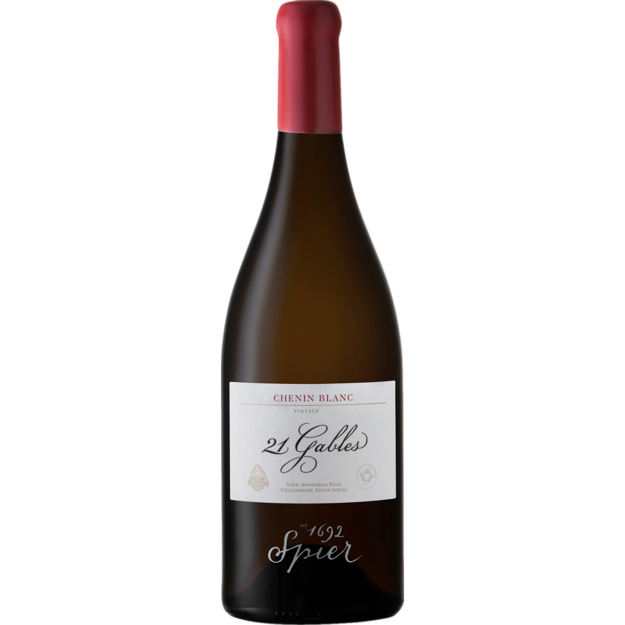 Spier 21 Gables Chenin Blanc, WO Cape Town, Magnum, Western Cape, 2017, Weißwein - Weißwein