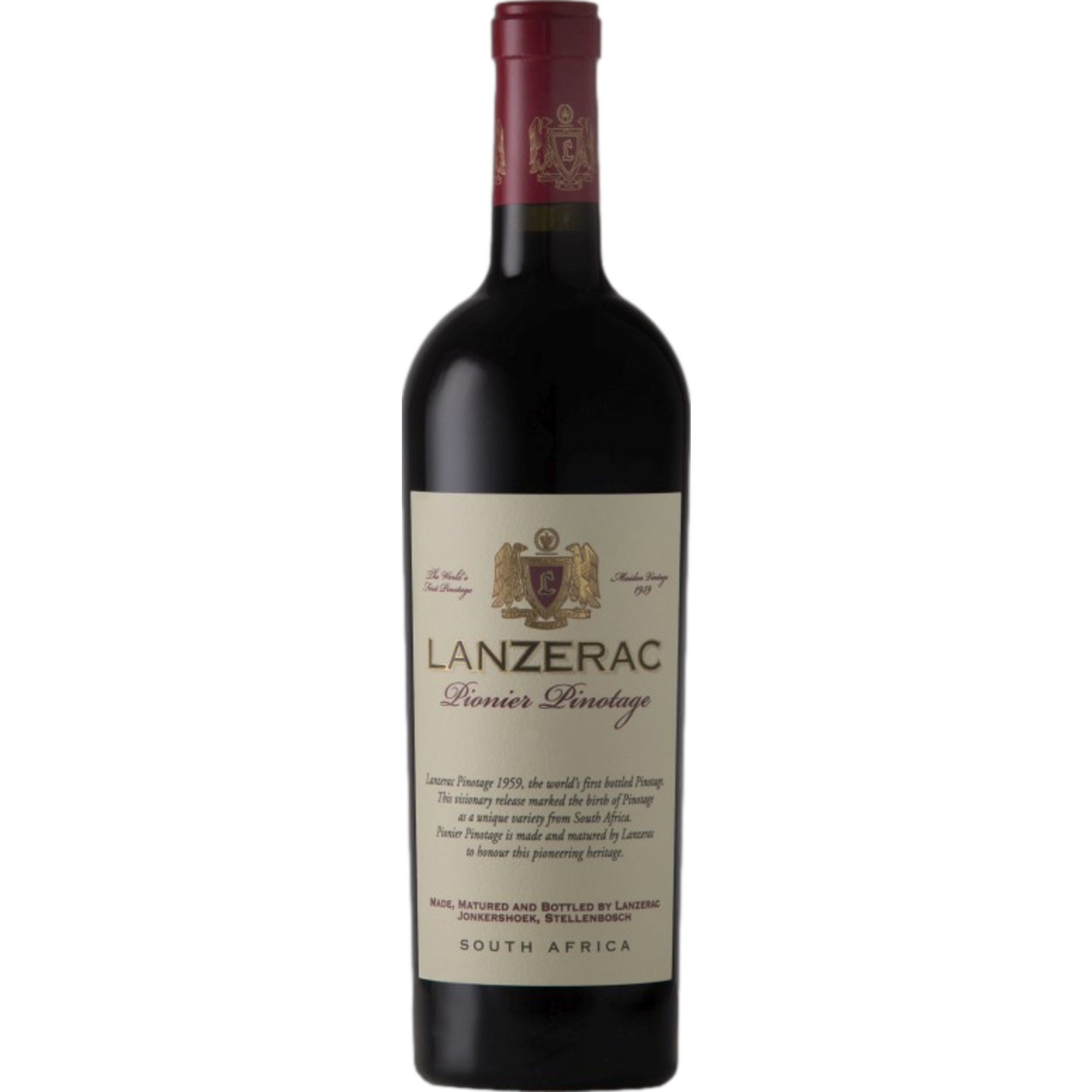 Lanzerac Pionier Pinotage, WO Stellenbosch, Western Cape, 2020, Rotwein