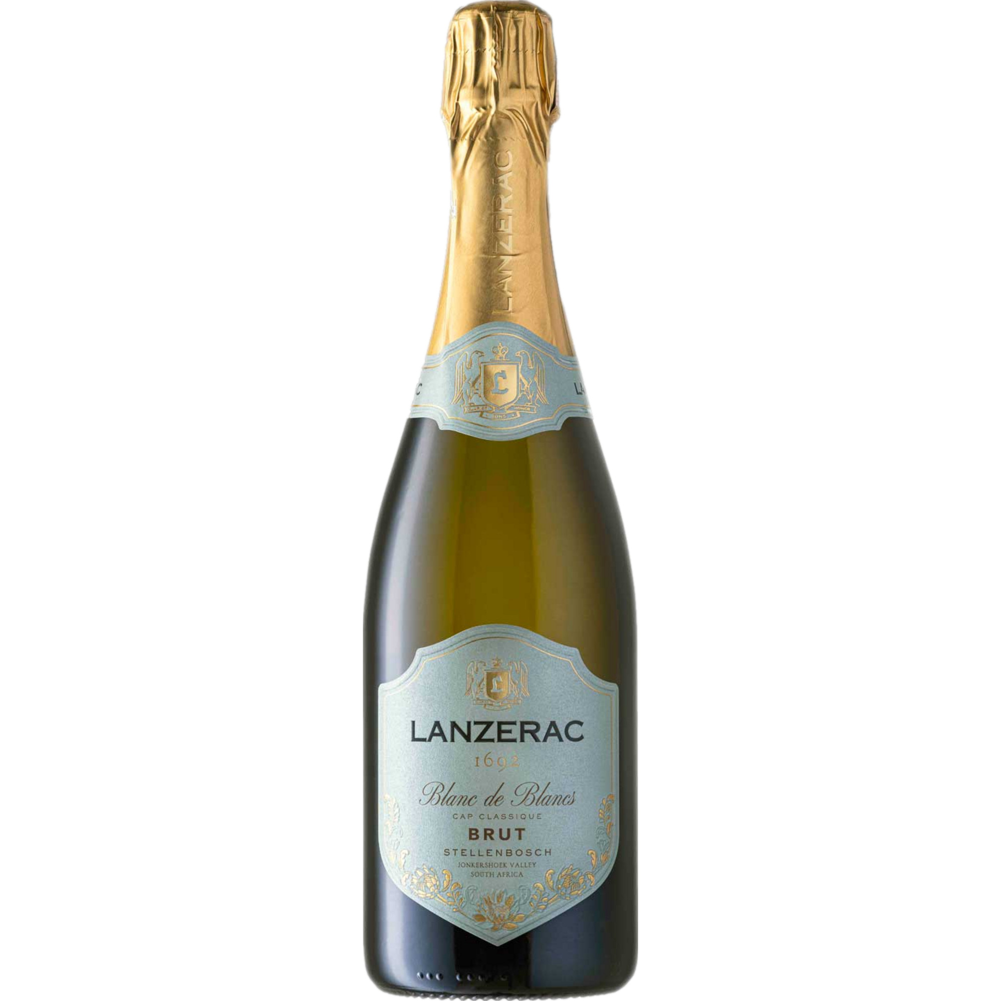Image of Lanzerac Blanc de Blancs, Brut, WO Stellenbosch, Western Cape, Schaumwein