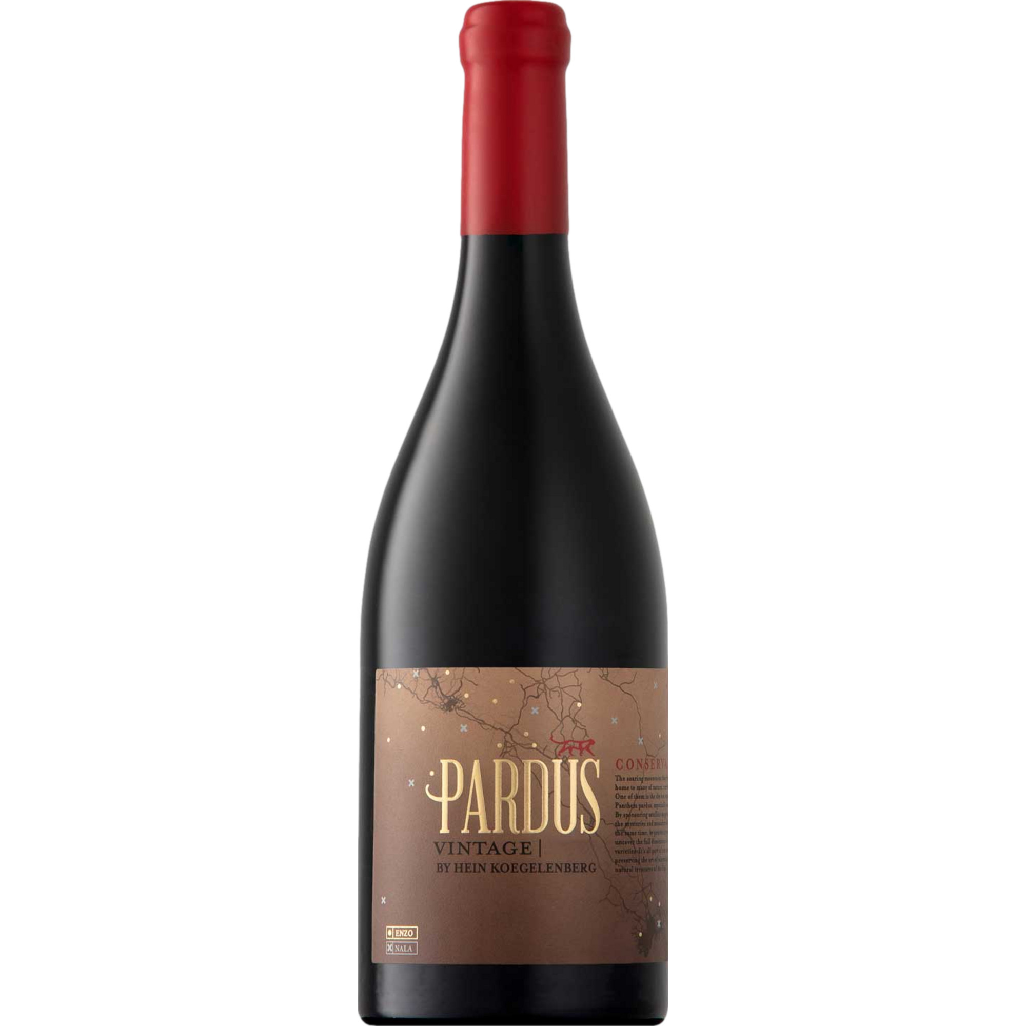 Leopard’s Leap Pardus, WO Coastal Region, Western Cape, 2021, Rotwein - Rotwein