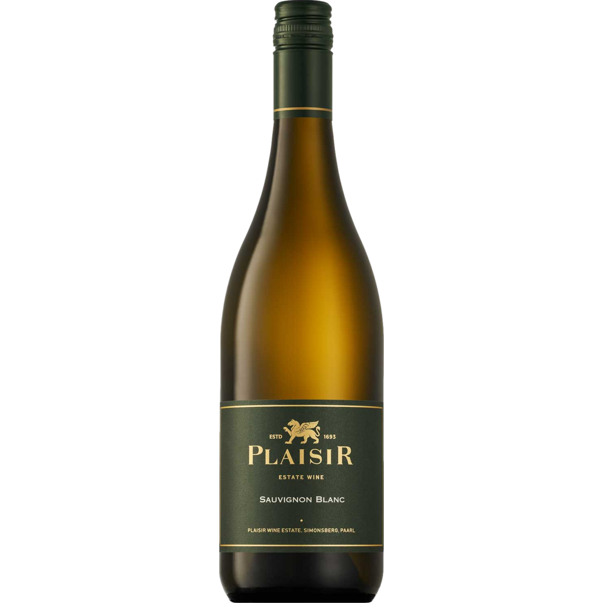 Plaisir Estate Sauvignon Blanc, WO Simonsberg-Paarl, Western Cape, 2022, Weißwein