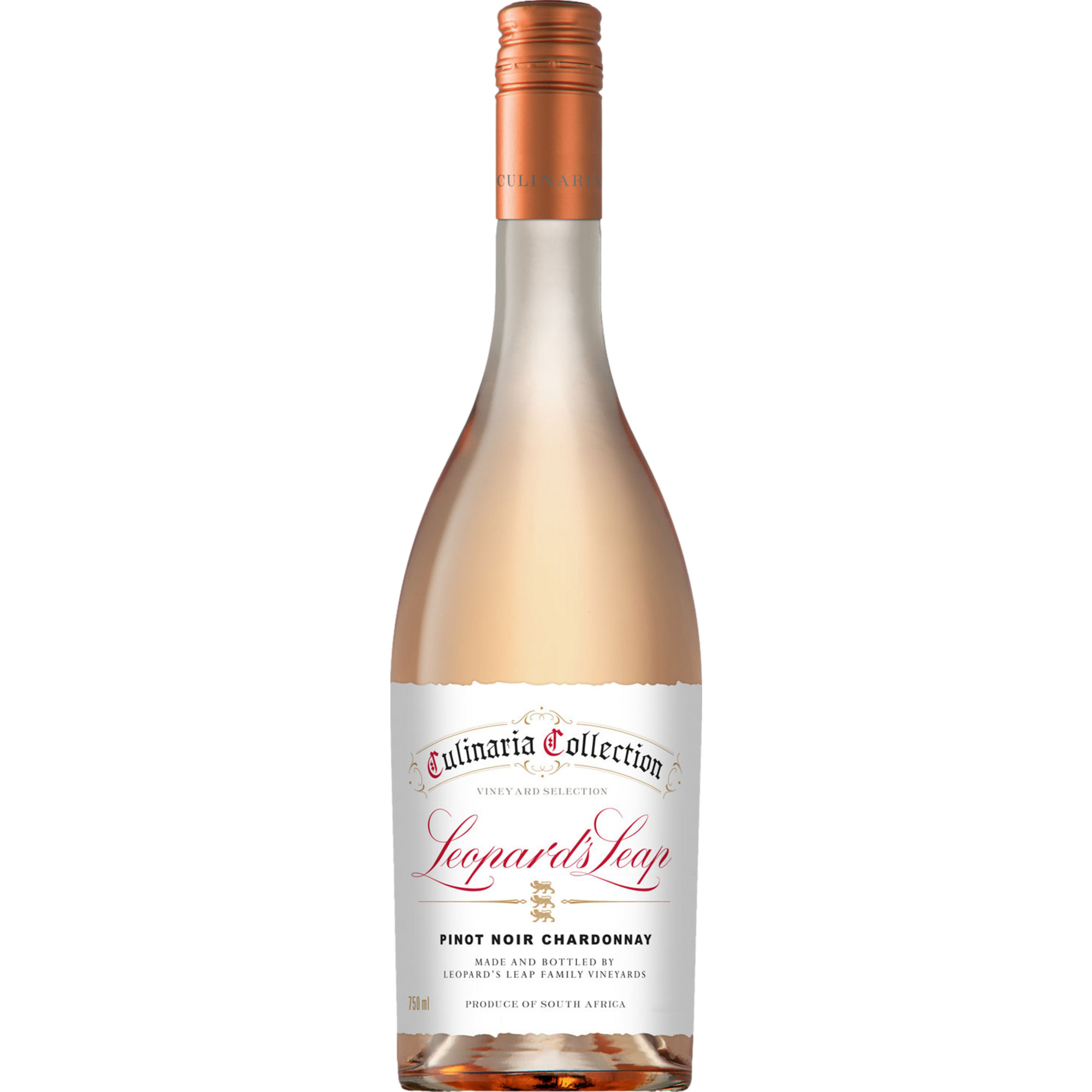 Leopard’s Leap Culinaria Pinot Noir Chardonnay, WO Coastal Region, Western Cape, 2023, Roséwein - Roséwein