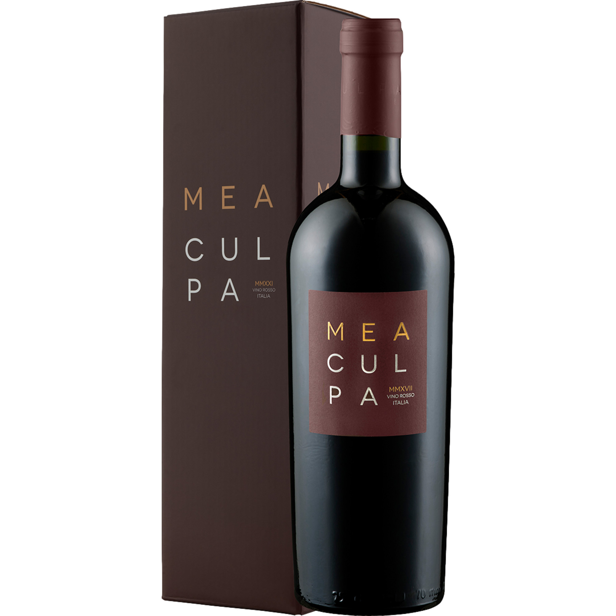 Mea Culpa Vino Rosso MMXVII, Puglia IGP, Geschenkverpackung, Apulien, Rotwein