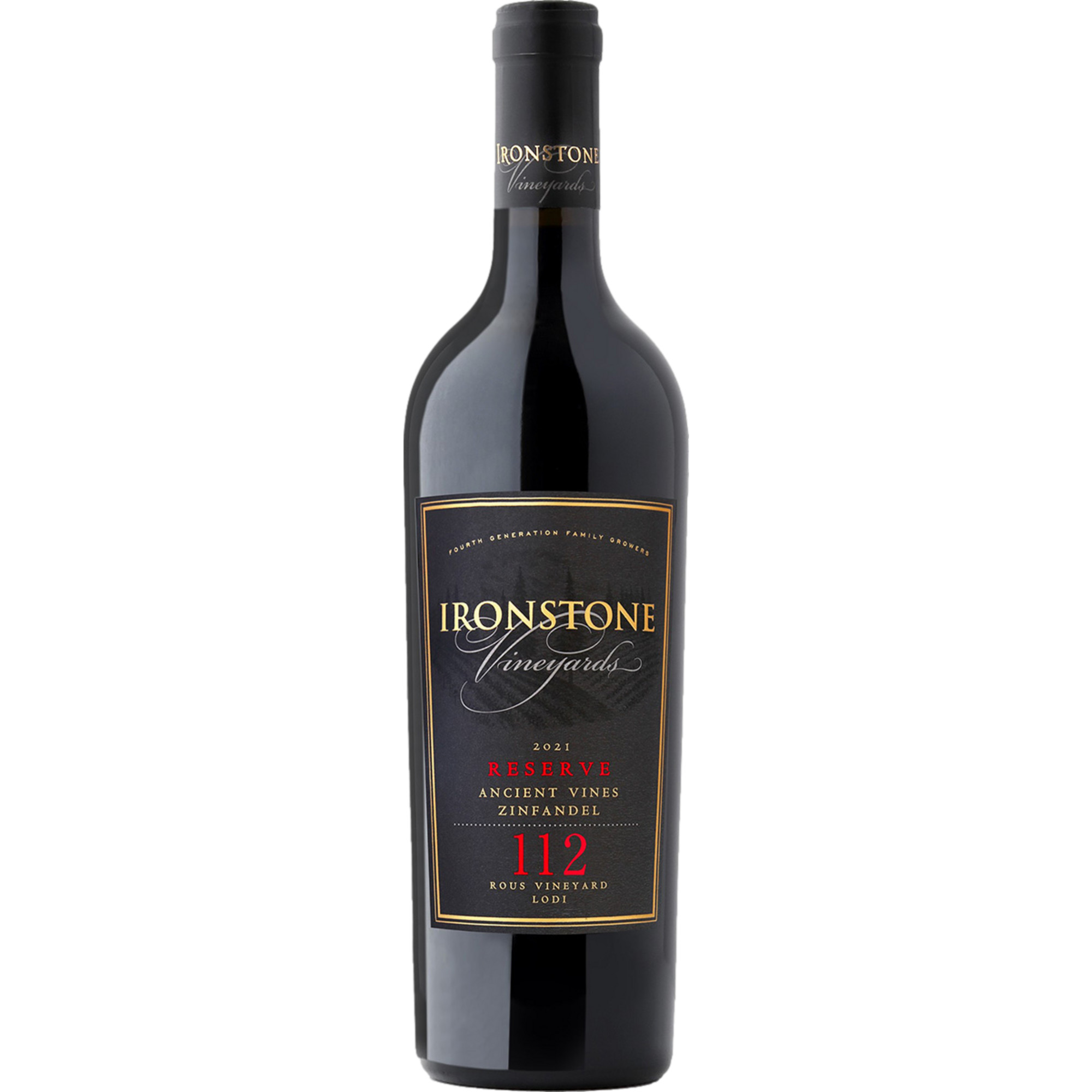 Ironstone Ancient Vines Zinfandel Reserve, Lodi, Califormia, Kalifornien, 2021, Rotwein