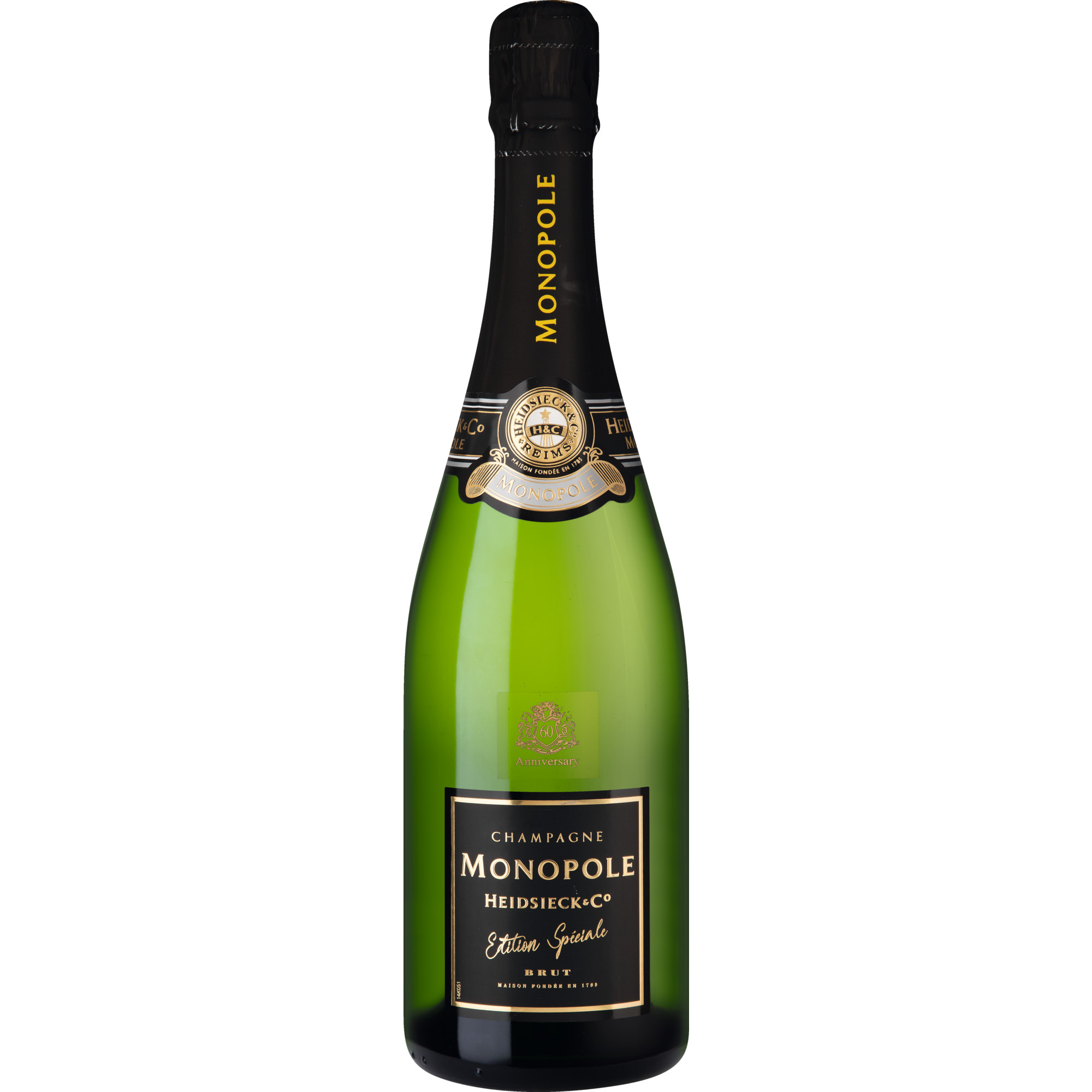 Champagne Heidsieck 60 Anniversary, Brut, Champagne AC, Champagne, Schaumwein Heidsieck Monopole & Co., 51100 Reims, France Hawesko DE