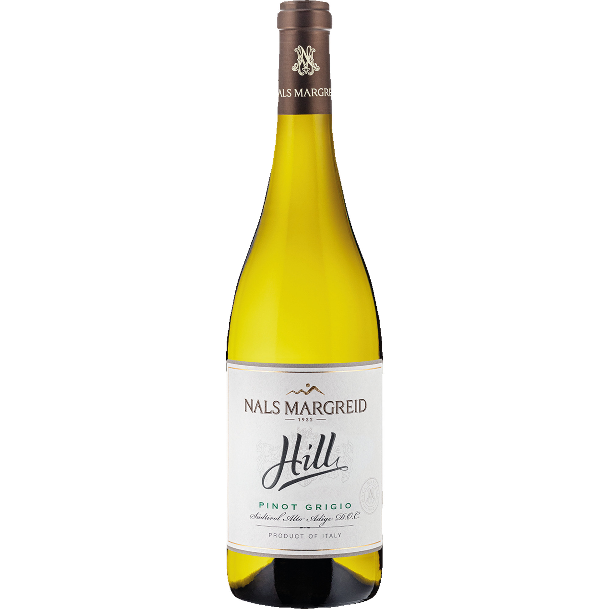 Nals Margreid Pinot Grigio Hill, Südtirol DOC, Trentino, 2023, Weißwein