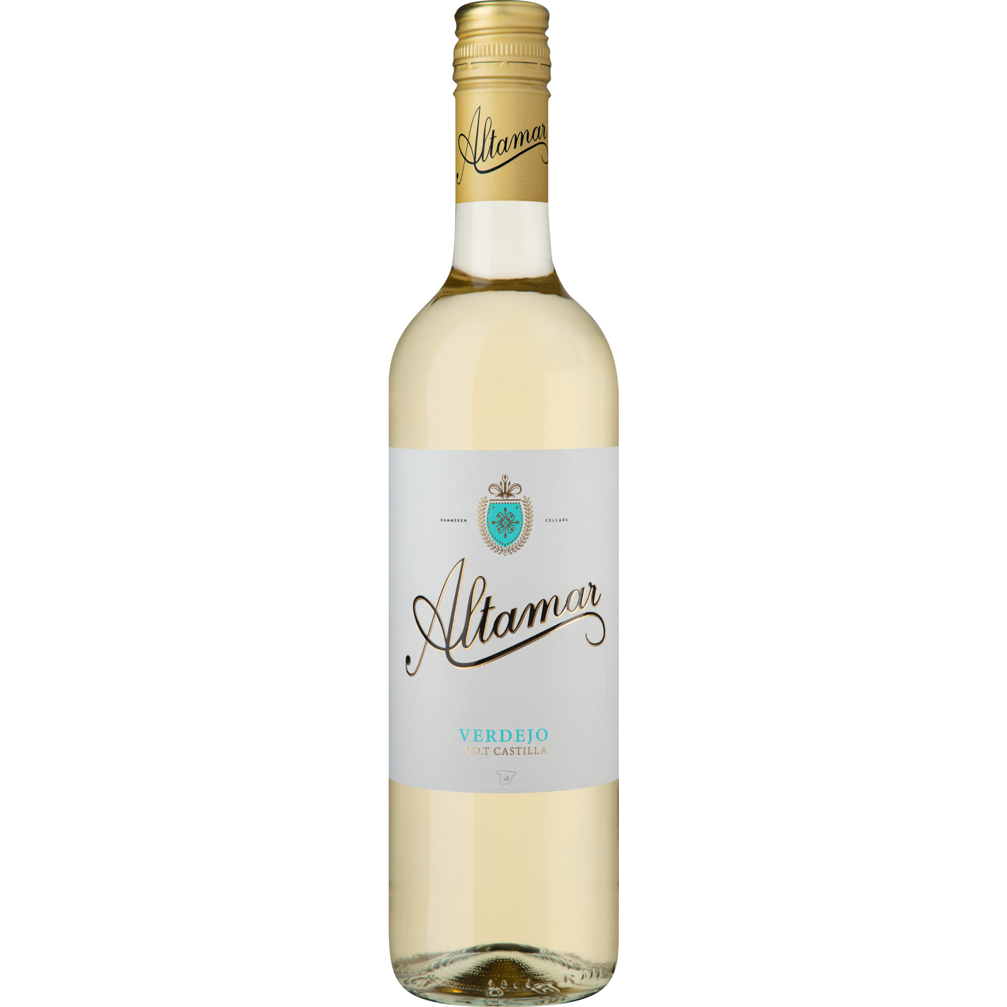 Altamar Verdejo, Vino de la Tierra de Castilla, Vino de la Tierra de Castilla, 2023, Weißwein Abgefüllt für Hammeken Cellars S.L., Dénia, Espana für R.E. CLM-191/CR, Jesús del Perdón, Manzanares, Ciudad Real, Espana Hawesko DE