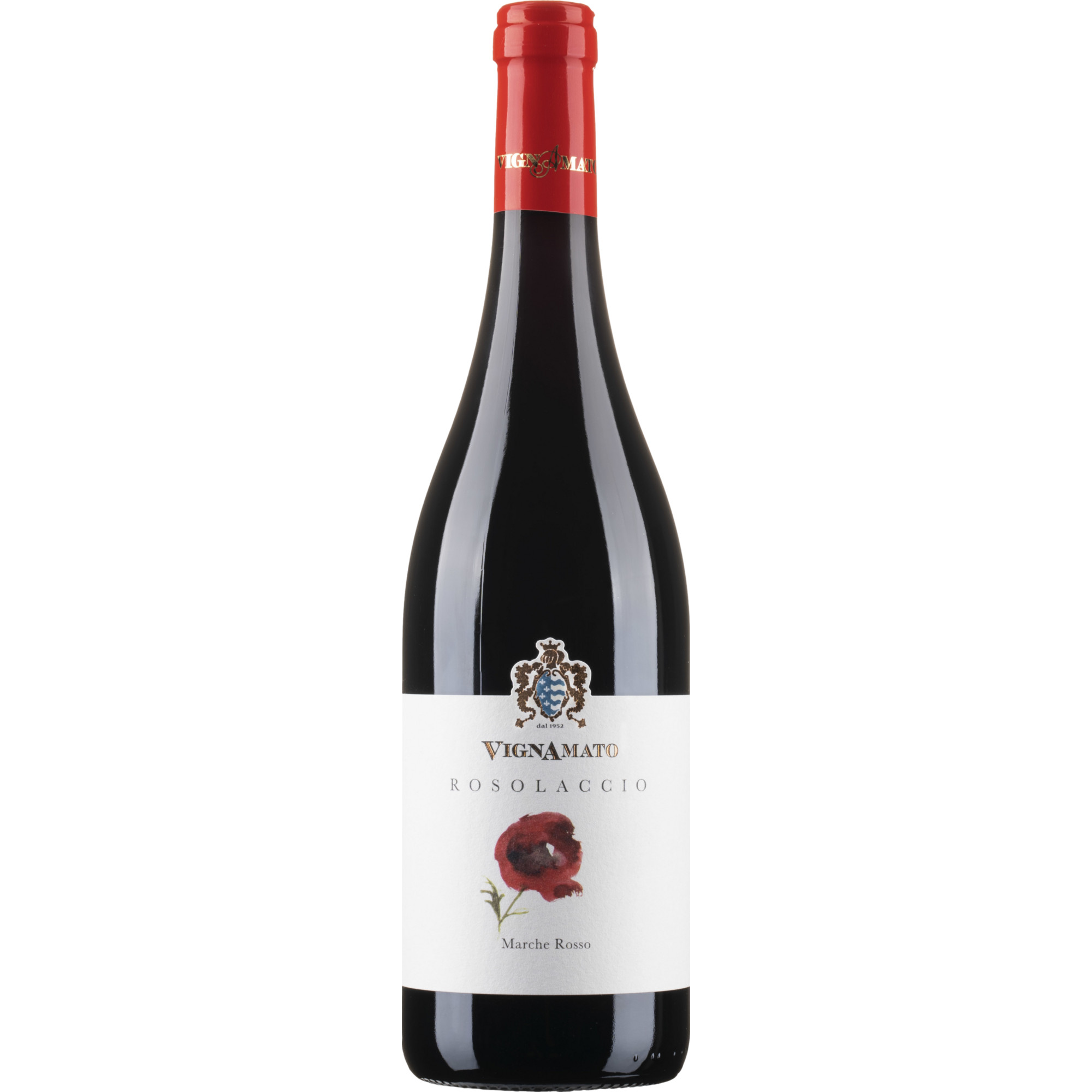 Vignamato Rosolaccio Rosso, Marche IGP, Marken, 2021, Rotwein