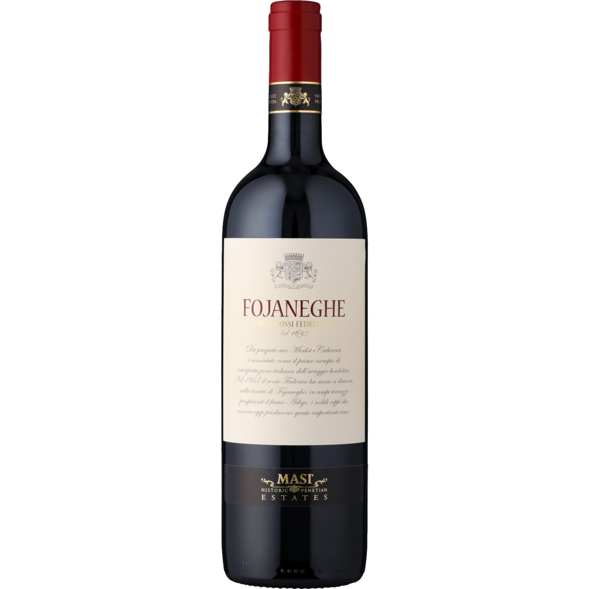 Masi Fojaneghe Dolomiti Rosso, Vigneti delle Dolomiti IGT, Trentino, 2016, Rotwein - Rotwein