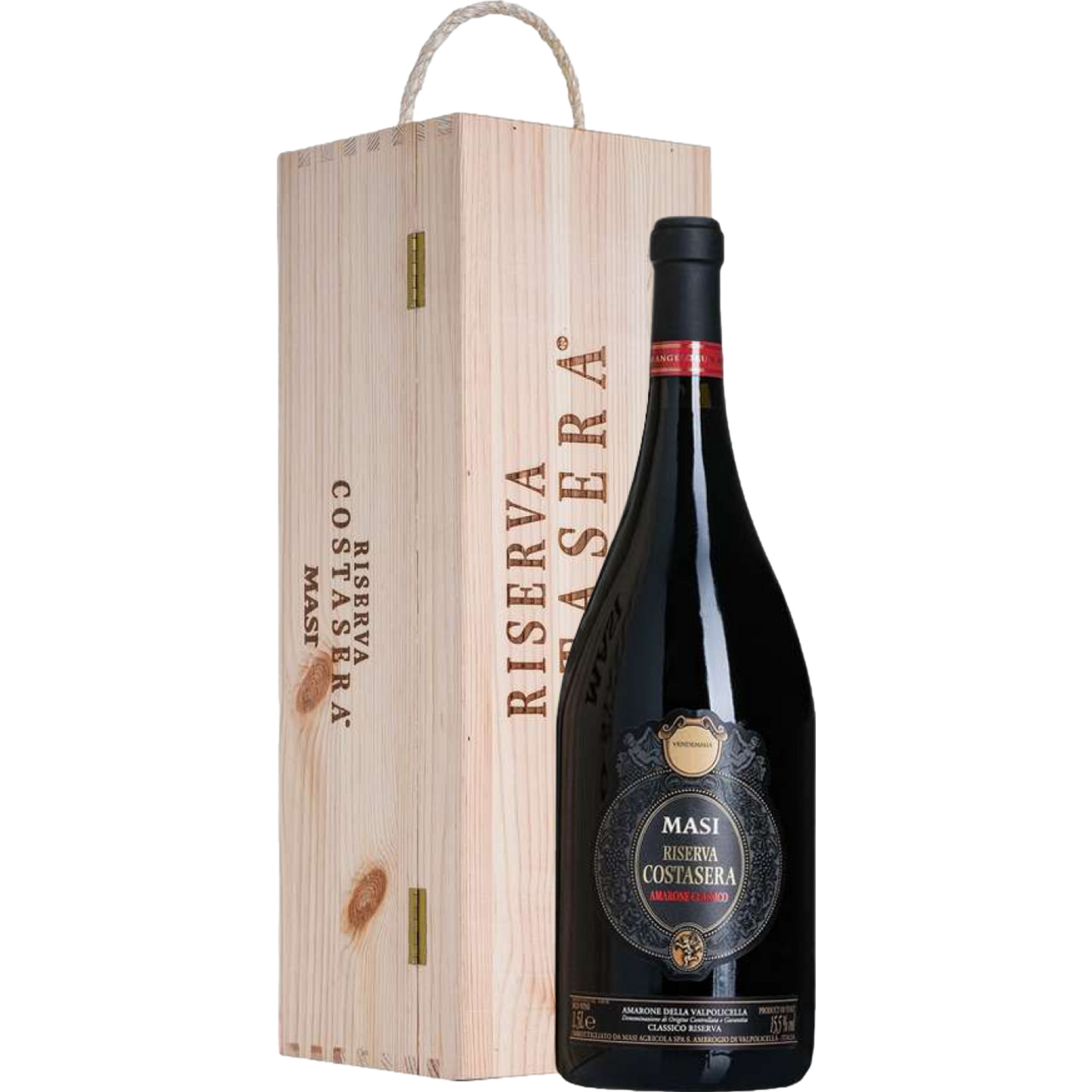 Image of Masi Riserva Costasera Amarone - 1,5l Magnumflasche in der Holzkiste