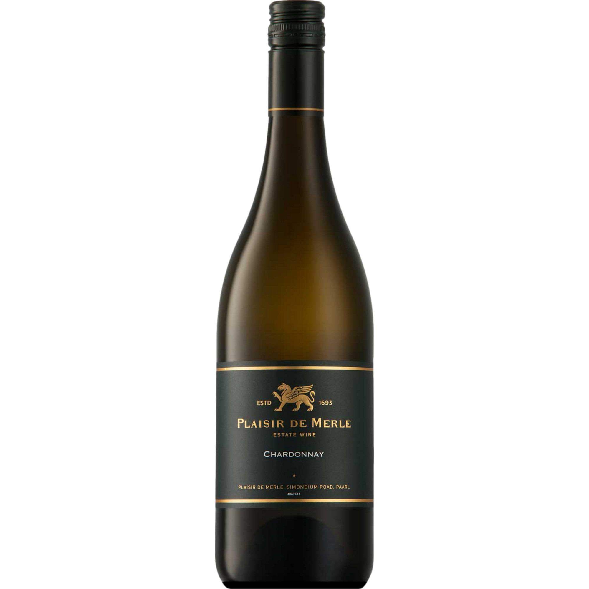 Plaisir Estate Chardonnay, WO Simonsberg-Paarl, Western Cape, 2022, Weißwein - Weißwein