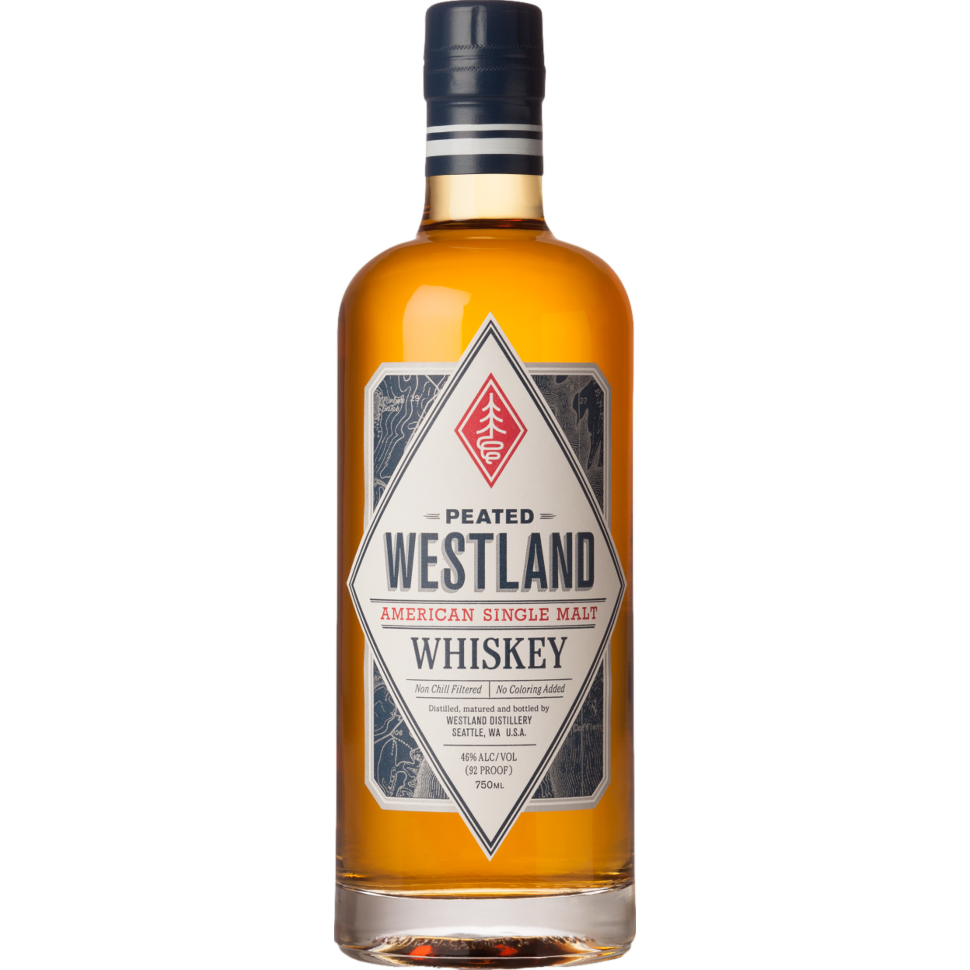 Image of Westland American Single Malt Peated Whiskey