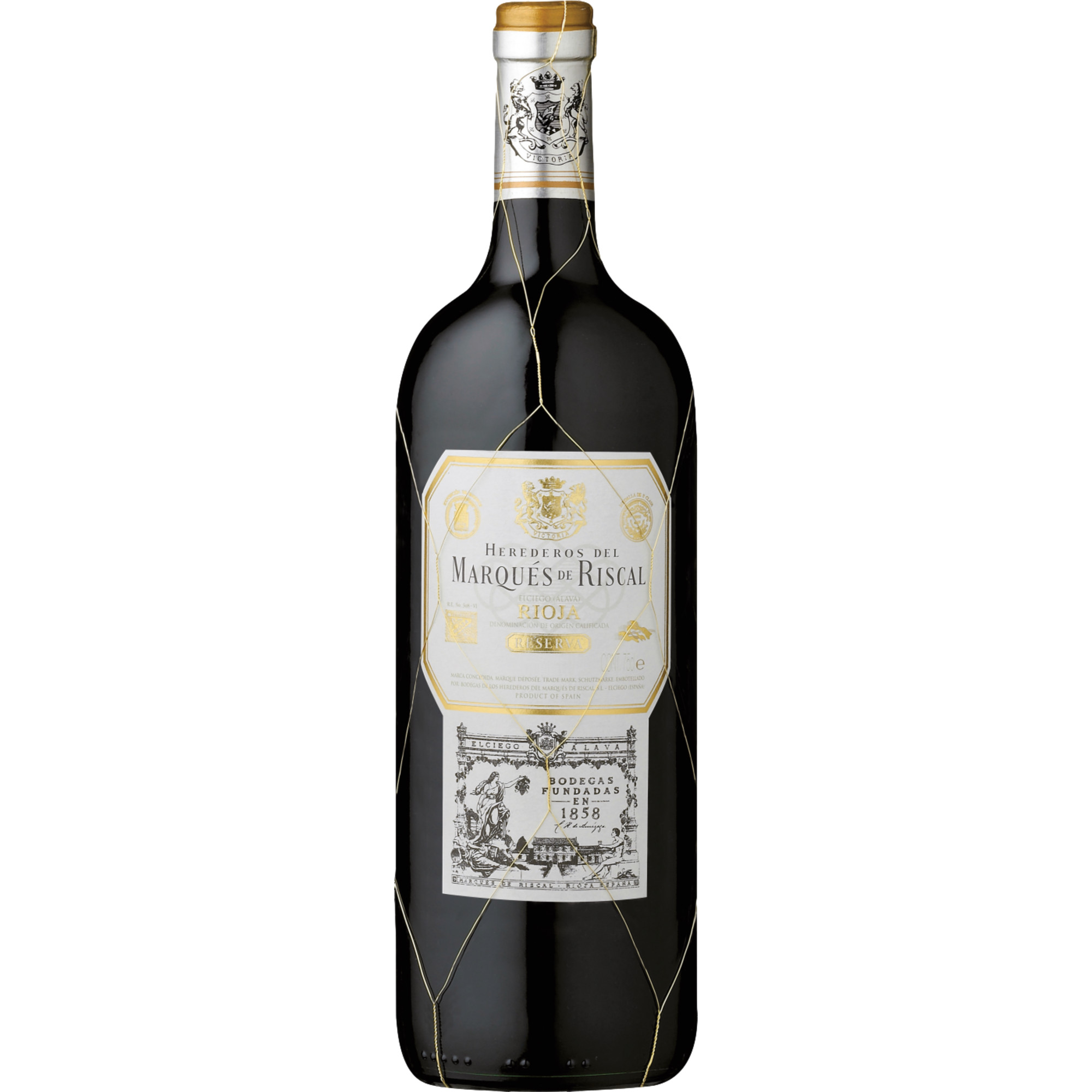 Marqués de Riscal Reserva, Rioja DOCa, Magnum, Rioja, 2018, Rotwein - Rotwein