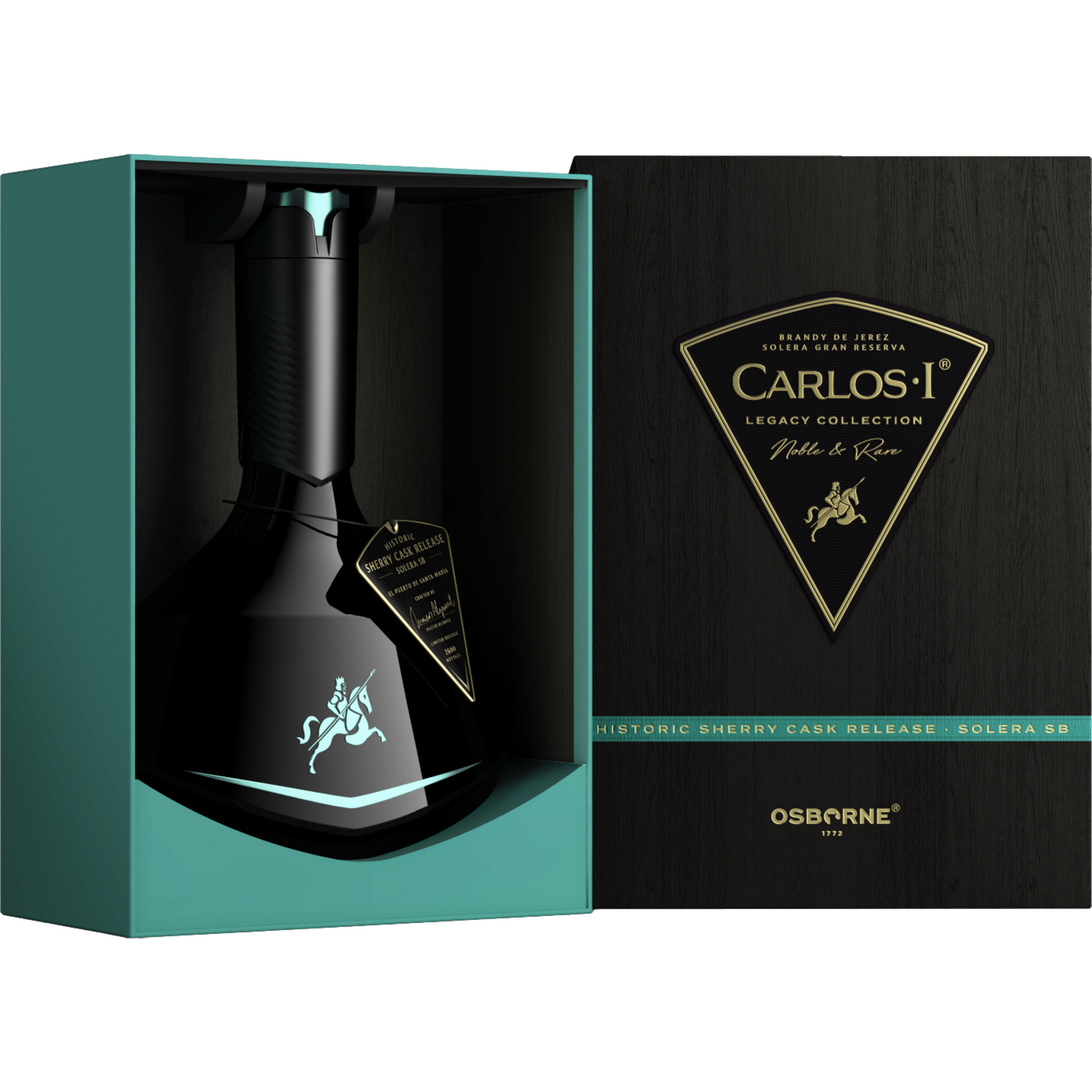 Image of Carlos I Legacy Collection Brandy de Jerez, Jerez-Xérès-Sherry DO, 0,7 L, 42,1% Vol., Sherry/Jerez, Spirituosen
