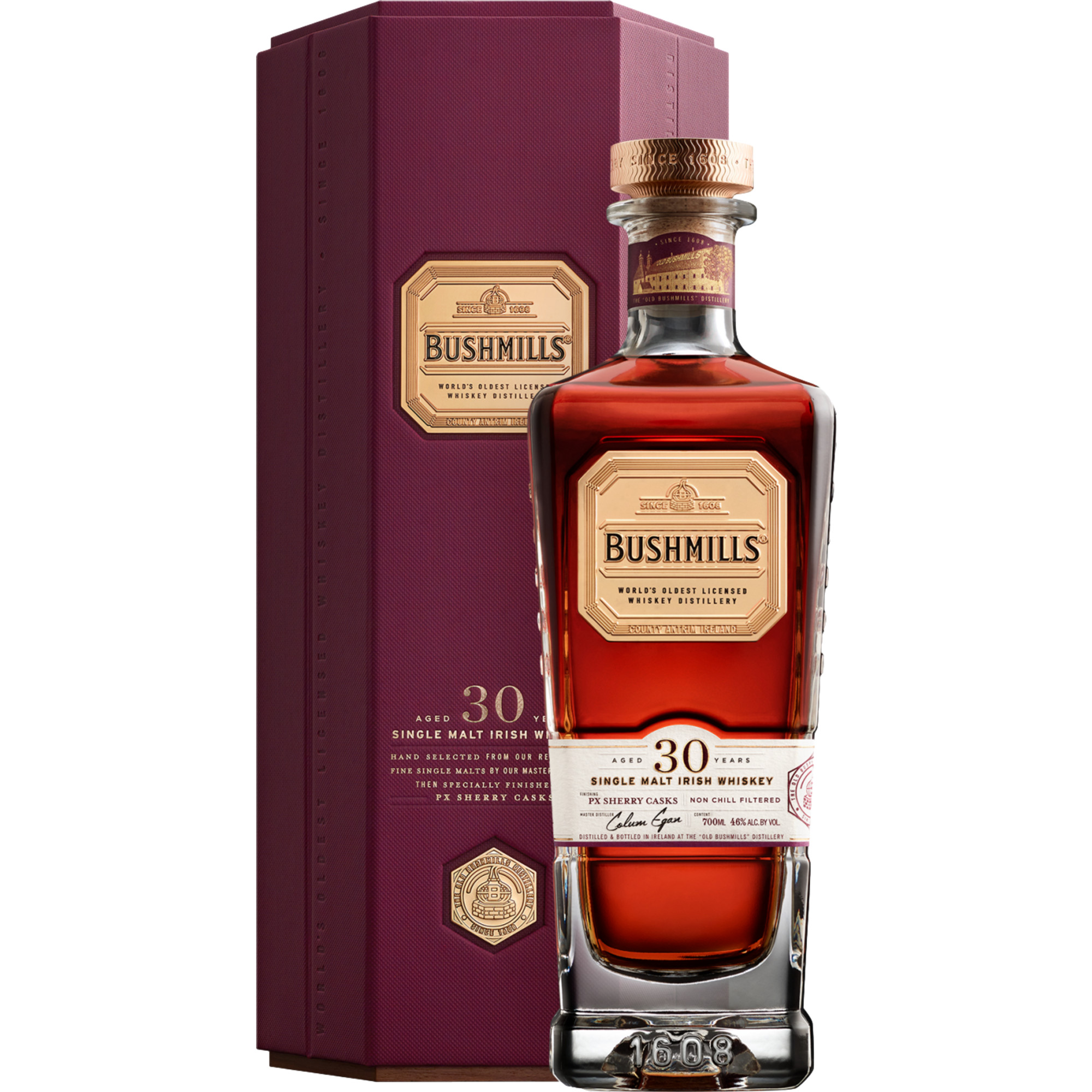Image of Bushmills 30 Years Old Single Malt Irish Whiskey