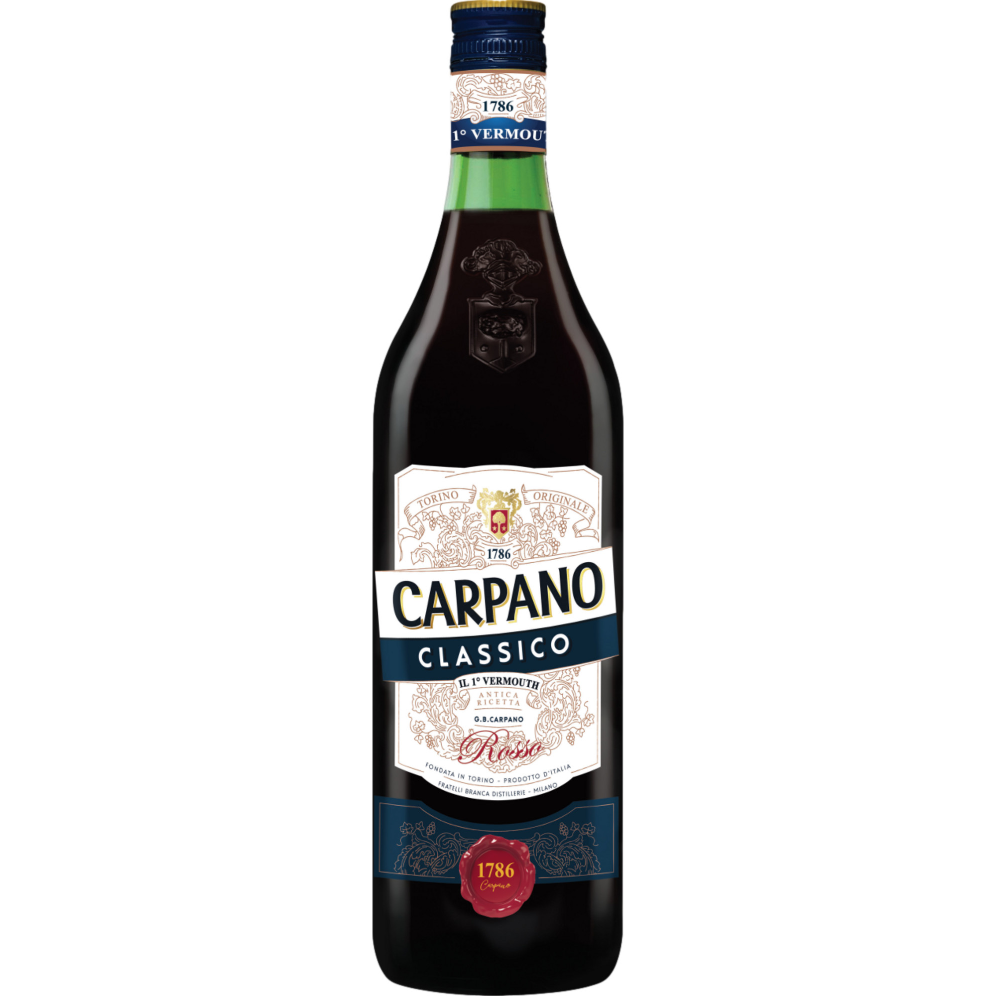 Carpano Classico Vermouth, Italien, 0,75 L, 16% Vol., Spirituosen - Spirituosen
