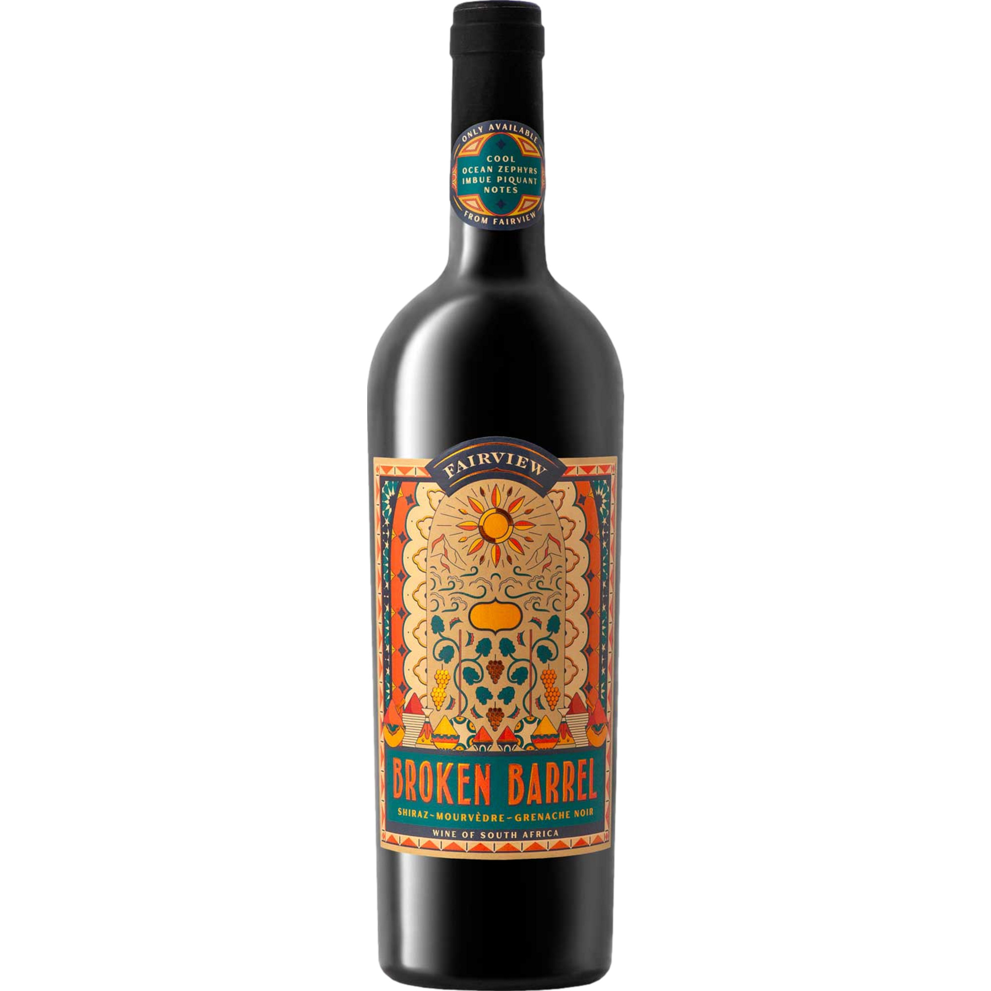Fairview Broken Barrel, WO Coastal Region, Western Cape, 2021, Rotwein - Rotwein
