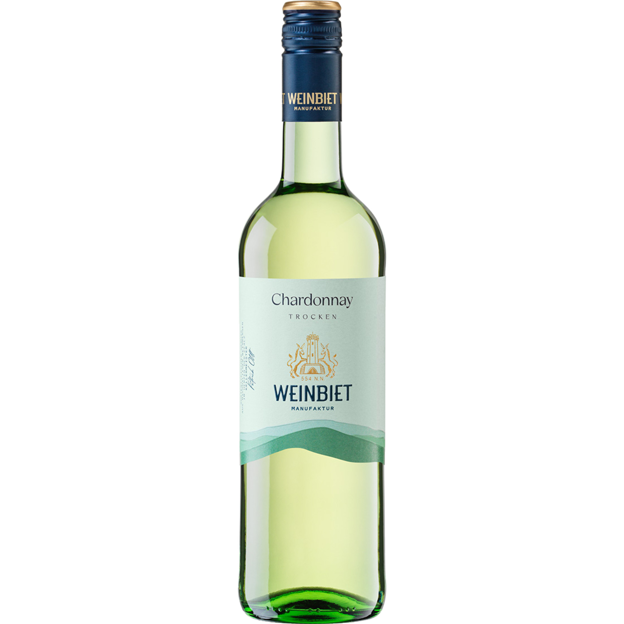 Image of Weinbiet Chardonnay, Trocken, Pfalz, Pfalz, 2023, Weißwein