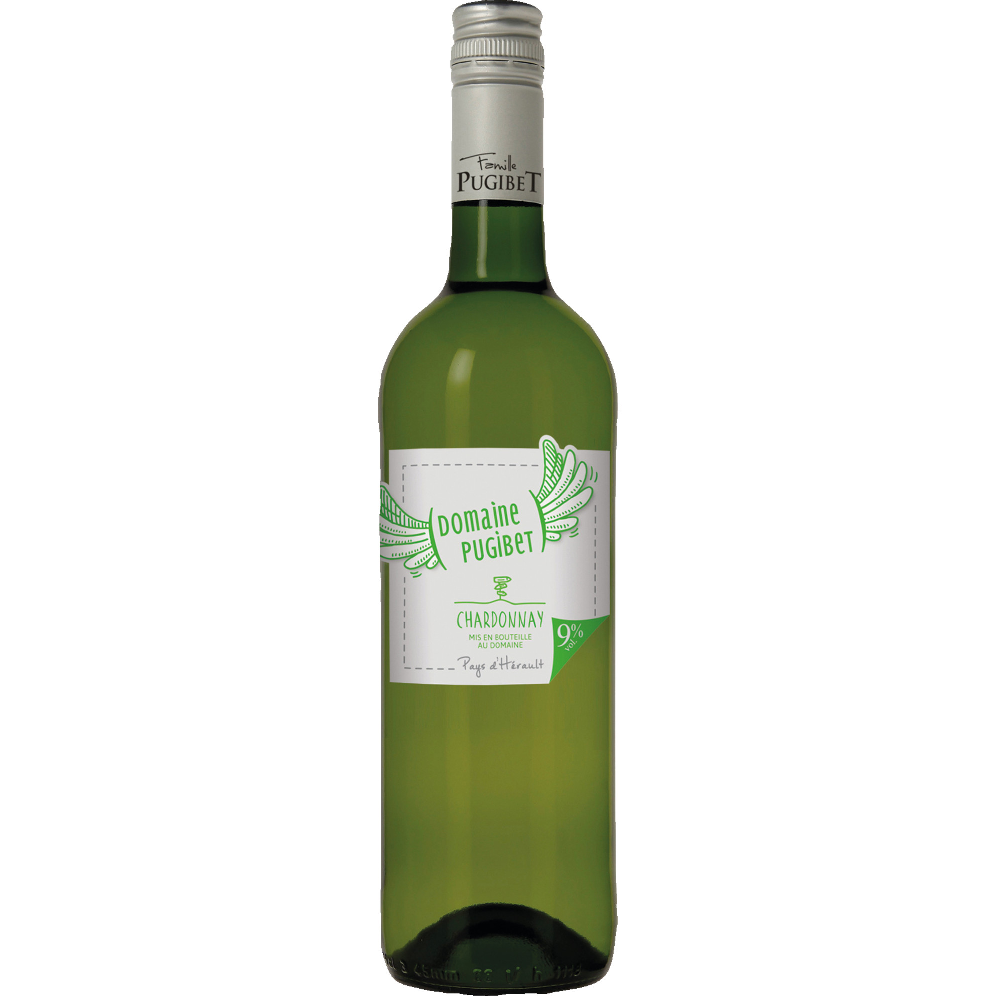 Domaine Pugibet Chardonnay, Pays de l'Herault IGP, Languedoc-Roussillon, 2023, Weißwein