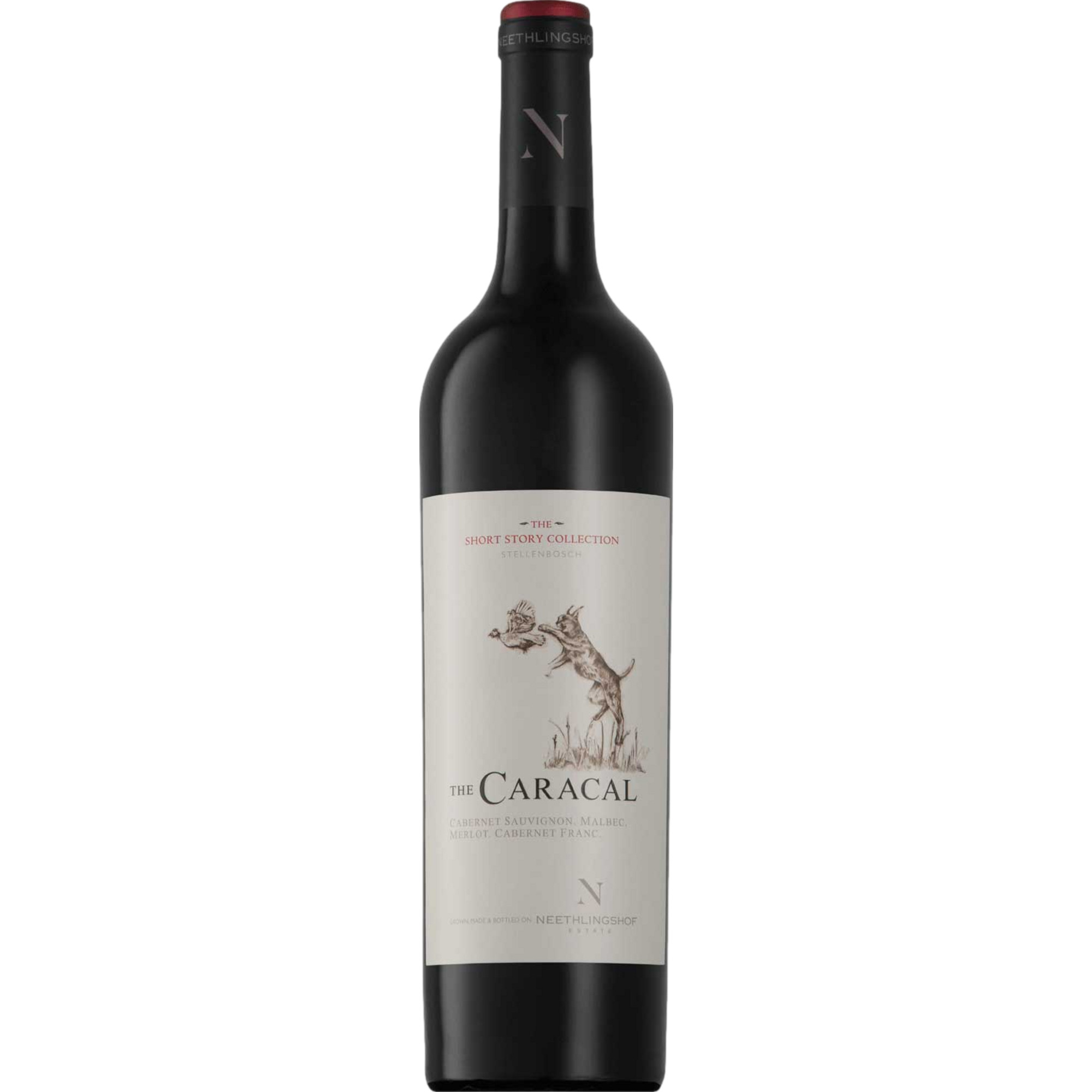 Neethlingshof Short Story Collection The Caracal, WO Stellenbosch, Magnum, Western Cape, 2018, Rotwein - Rotwein