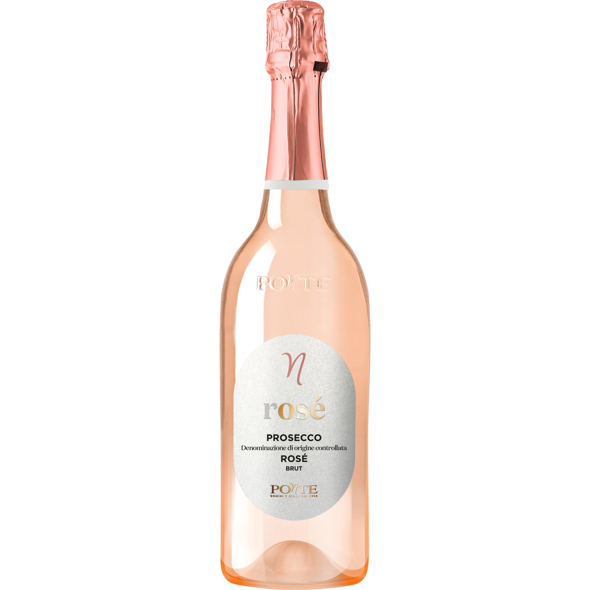 Image of Ponte Prosecco Spumante Rosé, Prosecco Rosé DOC Brut, Venetien, 2023, Schaumwein