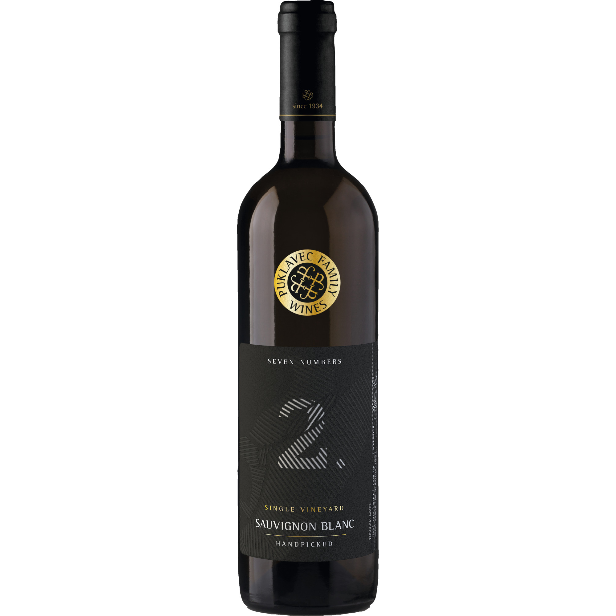 Seven Numbers Sauvignon Blanc, Stajerska Slovenija, Podravje, 2021, Weißwein